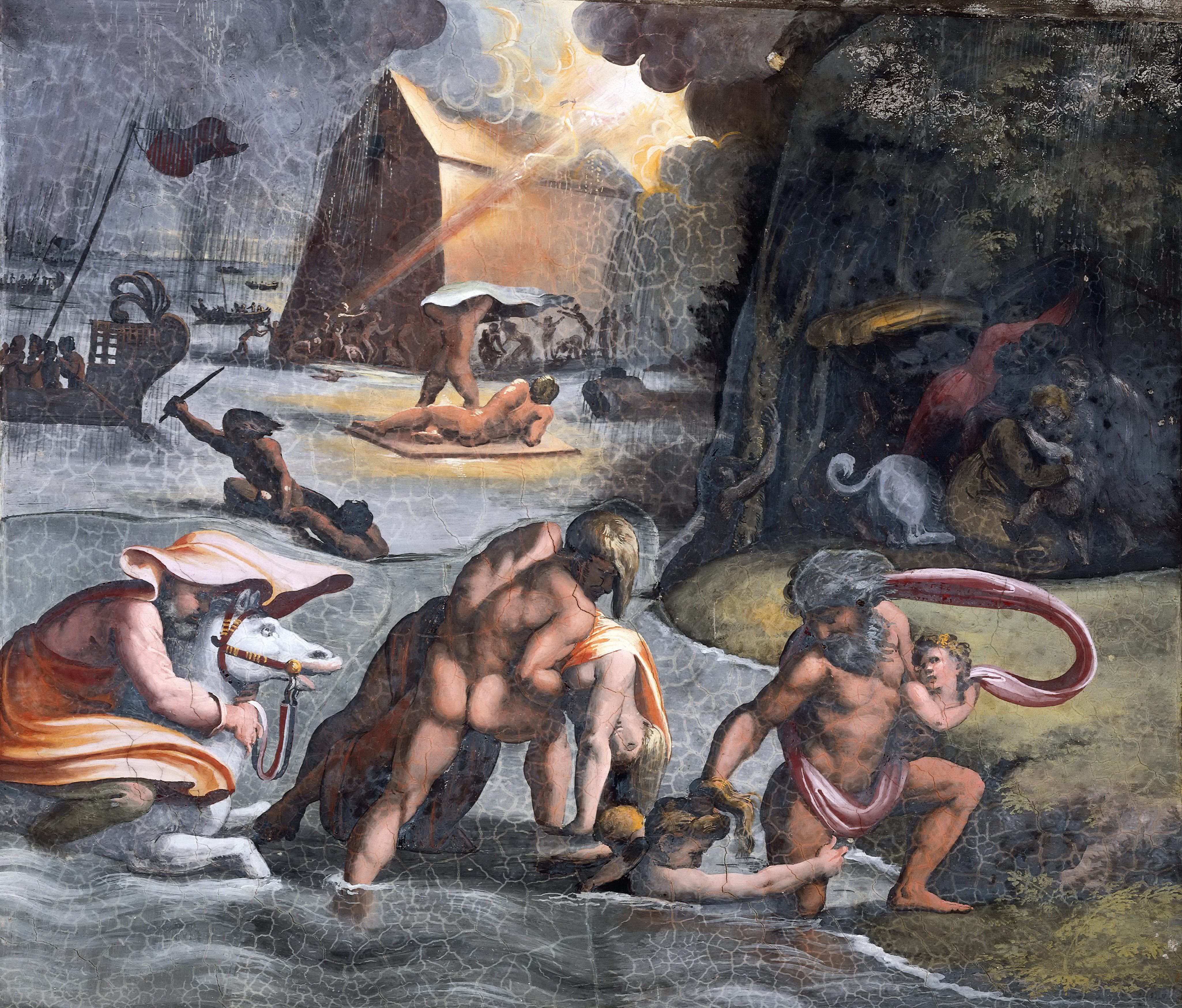 《大洪水》（The Flood）｜拉斐尔 Raphael｜1518–1519
