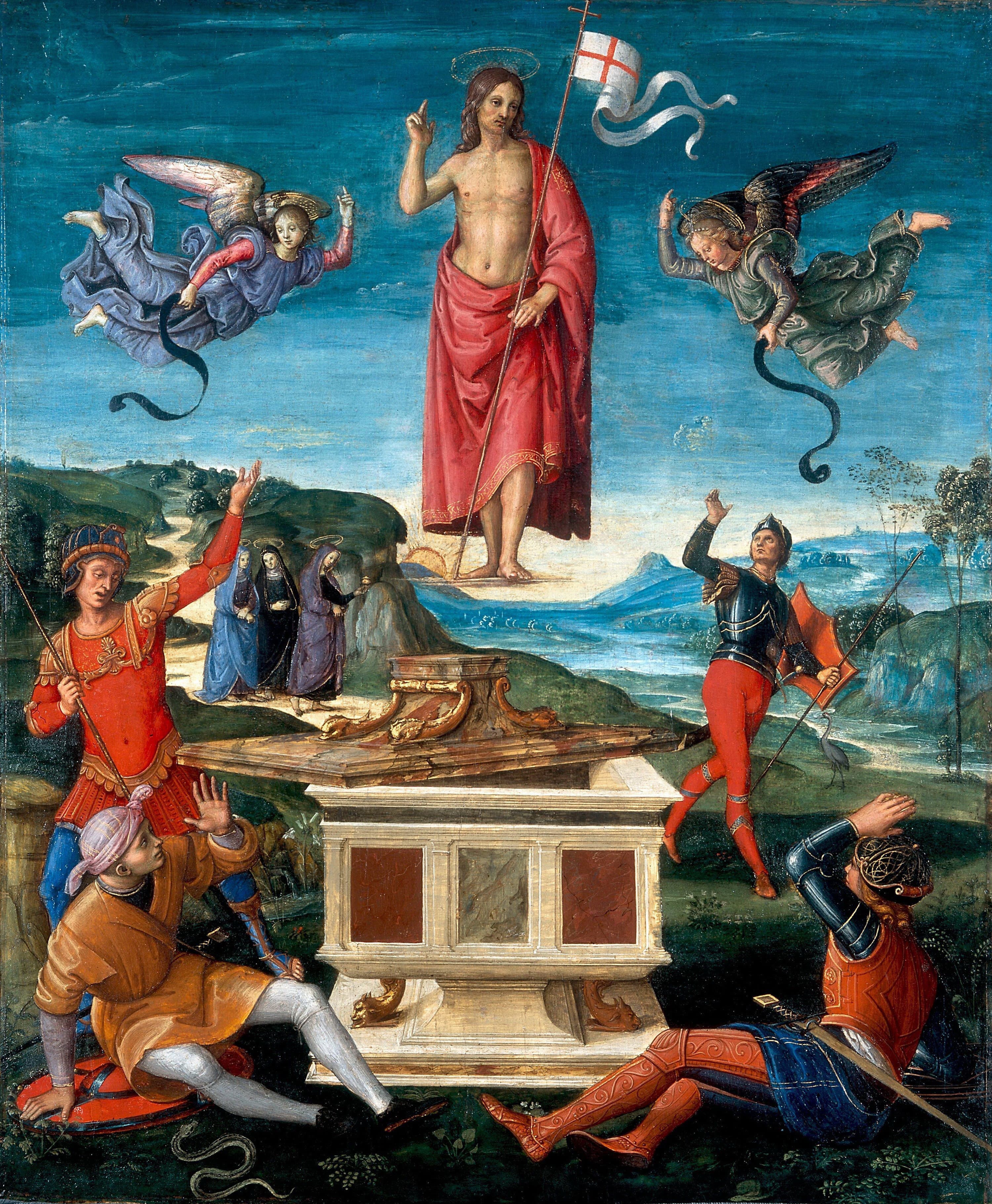 《基督显圣容局部》（The Transfiguration, Detail）｜拉斐尔 Raphael｜1516–1520