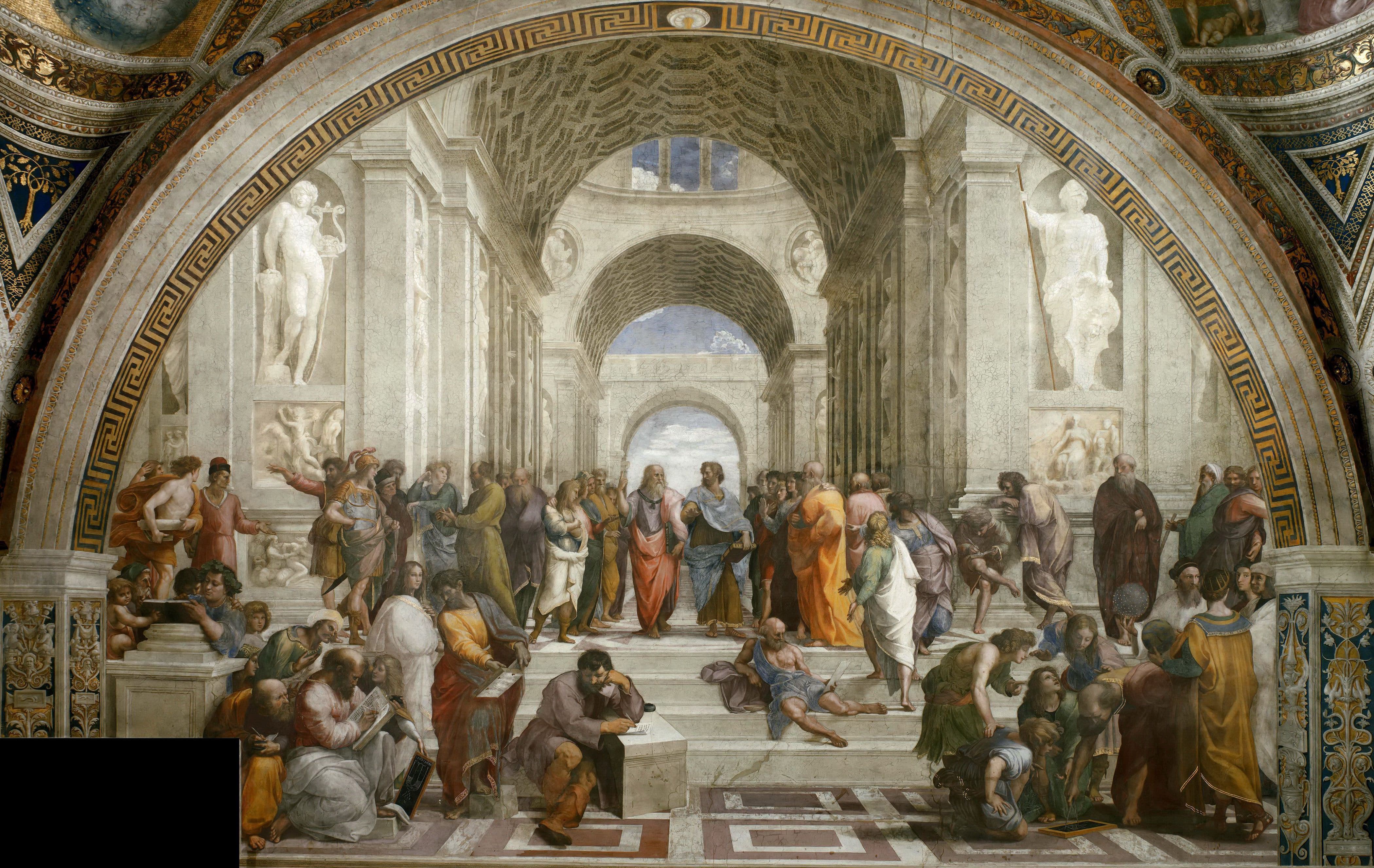 《雅典学院》（The School of Athens）｜拉斐尔 Raphael｜1511