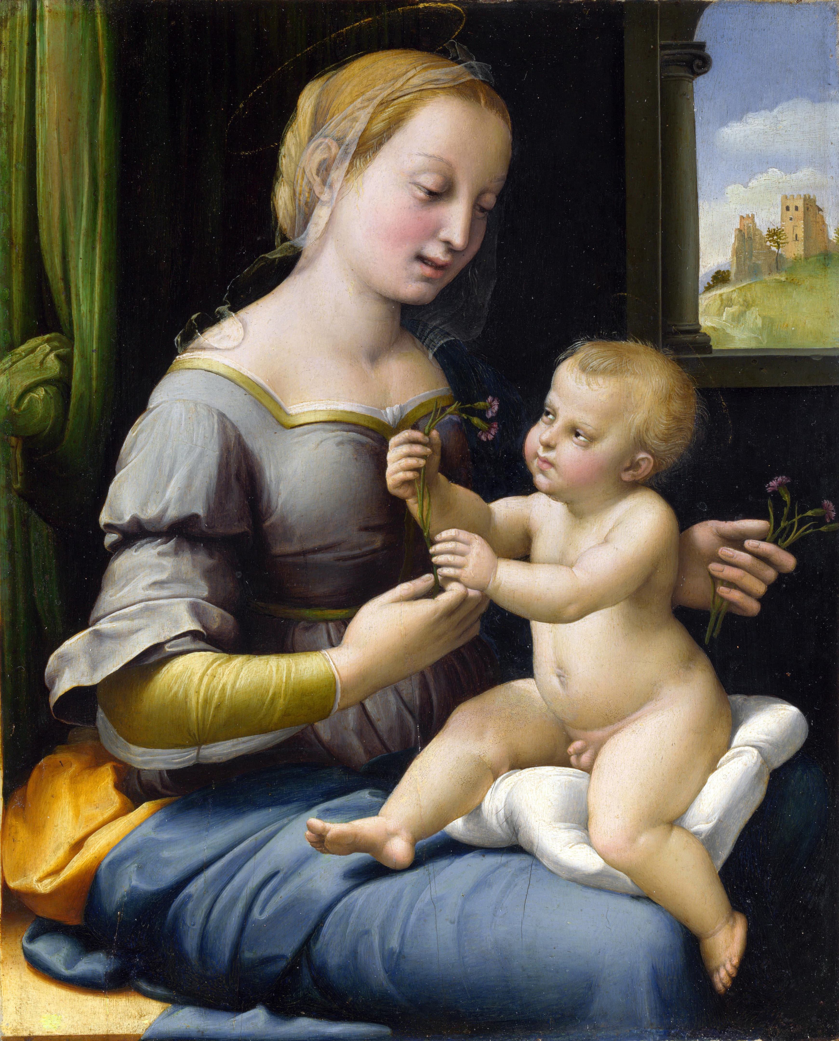 《奥尔良圣母》（The Orléans Madonna）｜拉斐尔 Raphael｜约1506–1507