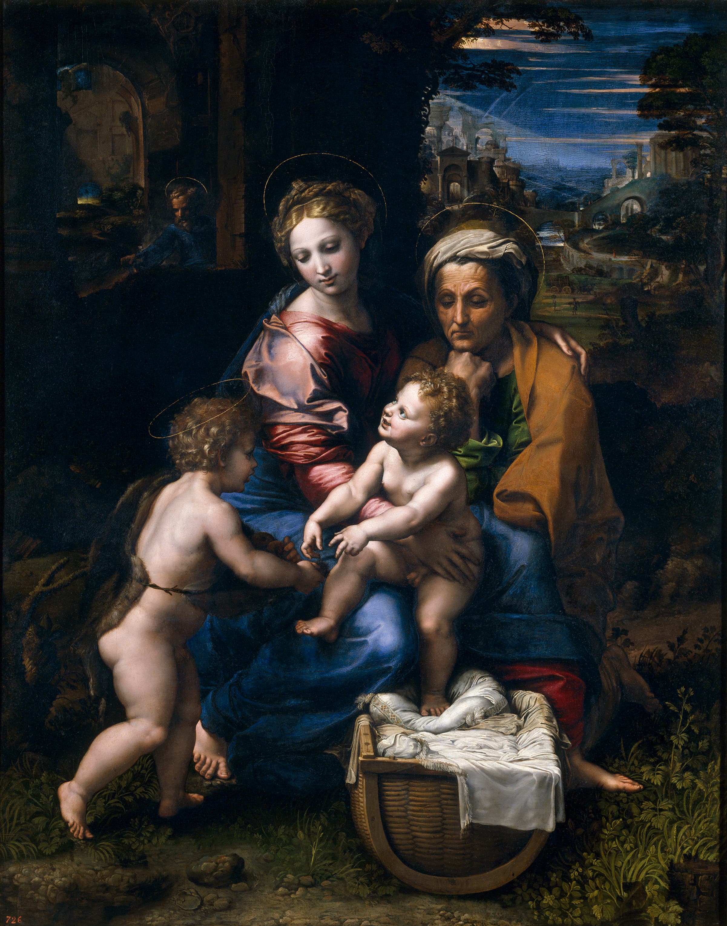 《圣家族》（The Holy Family）｜拉斐尔 Raphael｜约1510–1518