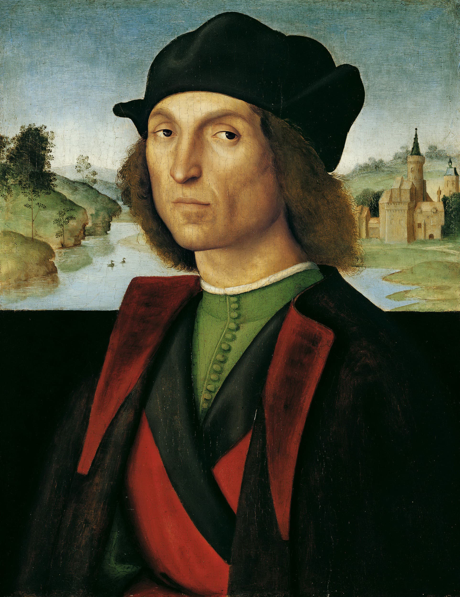 《男子肖像》（Portrait of a Man）｜拉斐尔 Raphael｜约1505–1510