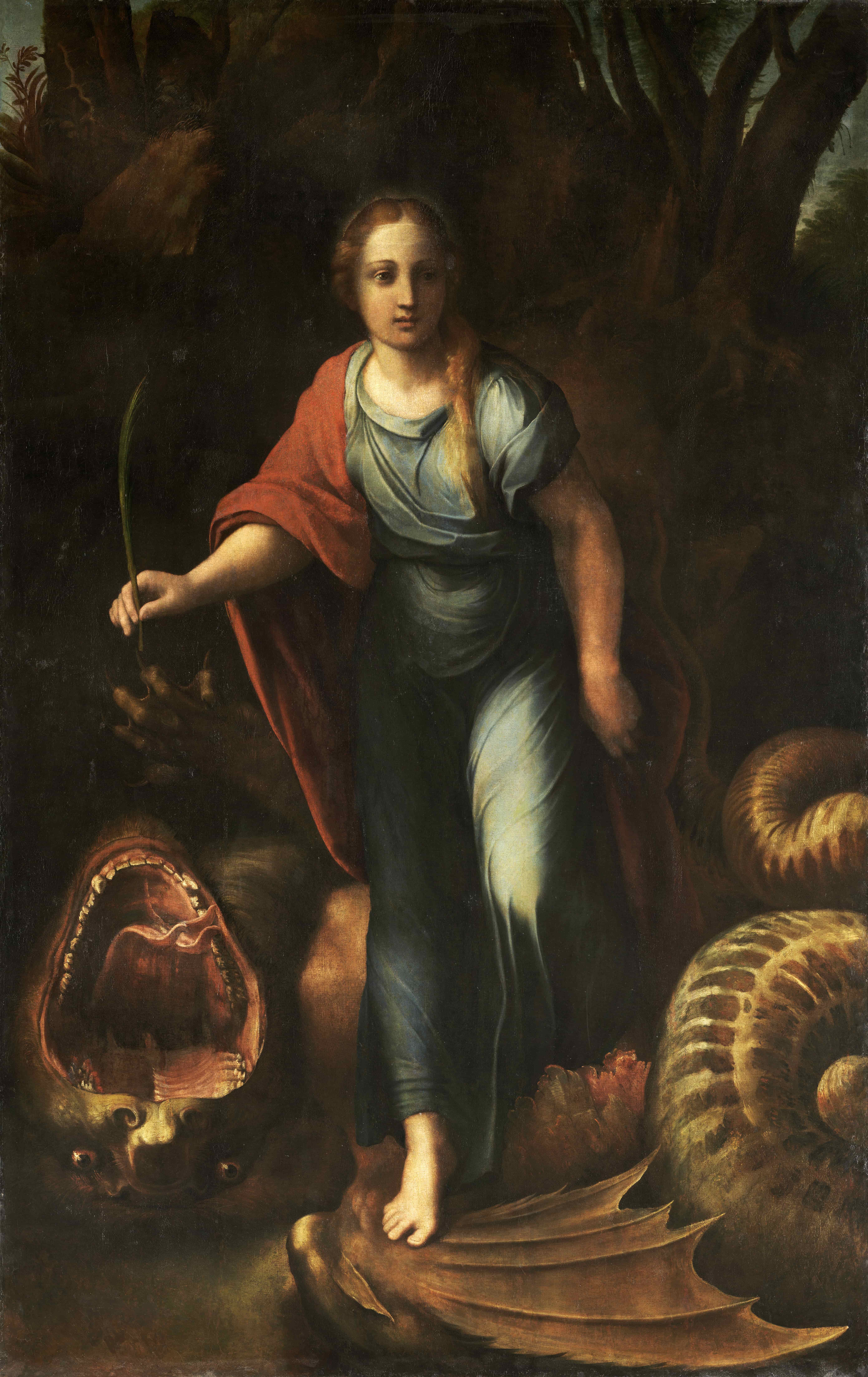 《圣玛格丽特》（Saint Margaret）｜拉斐尔 Raphael｜1518