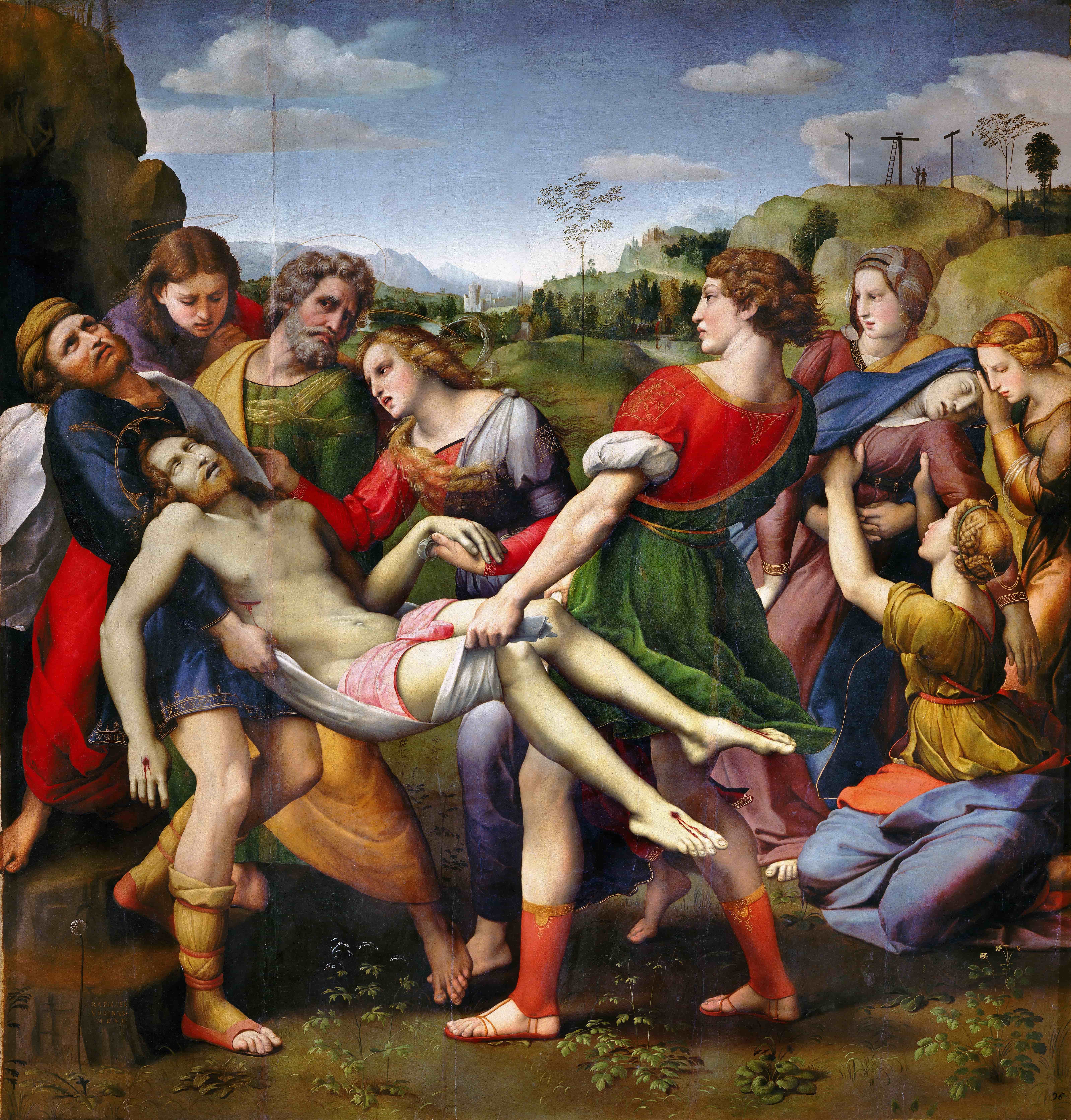 《基督下葬》（The Deposition）｜拉斐尔 Raphael｜1507