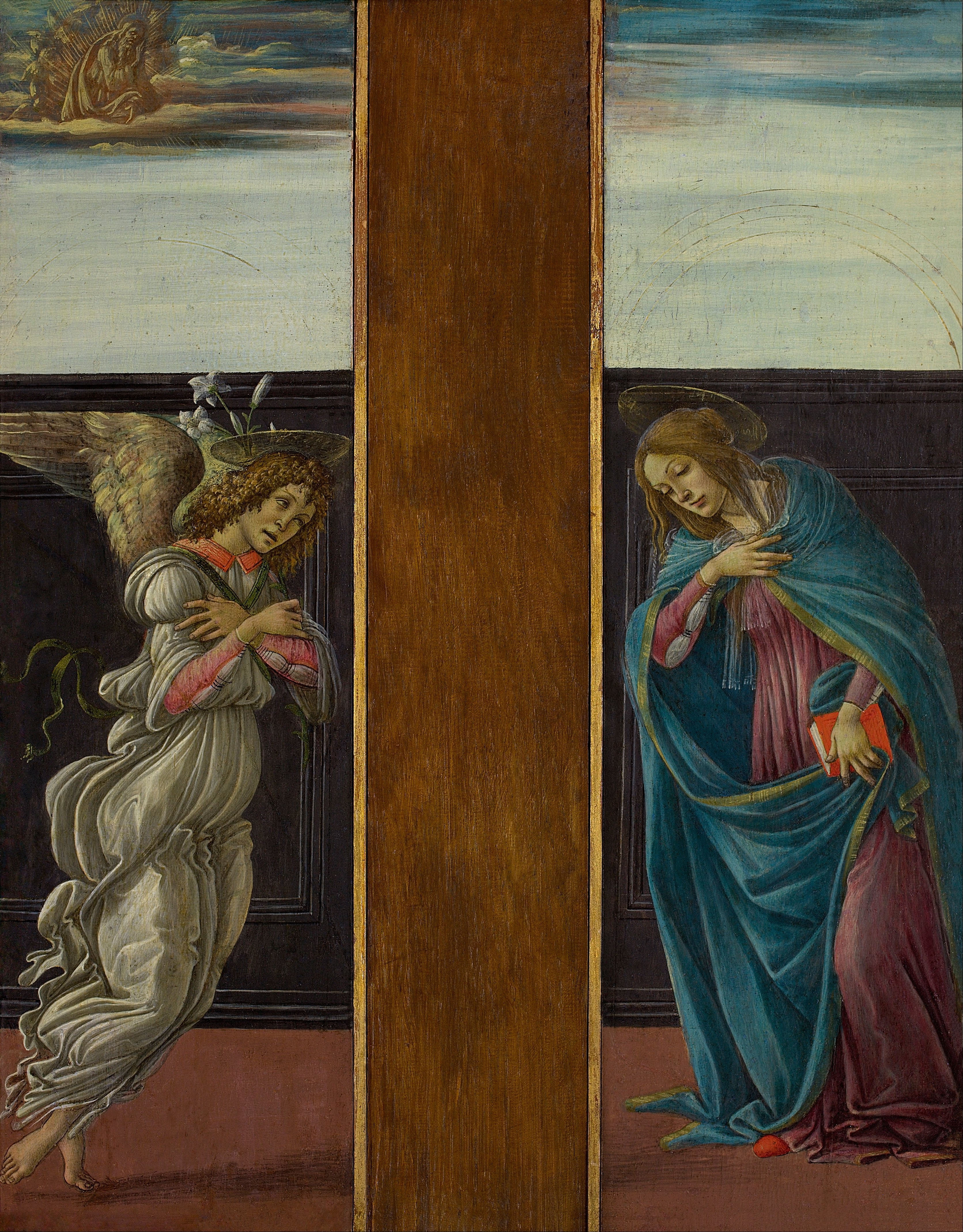 《天使报喜（版本3）》（Annunciation）｜桑德罗·波提切利 Sandro Botticelli｜1489