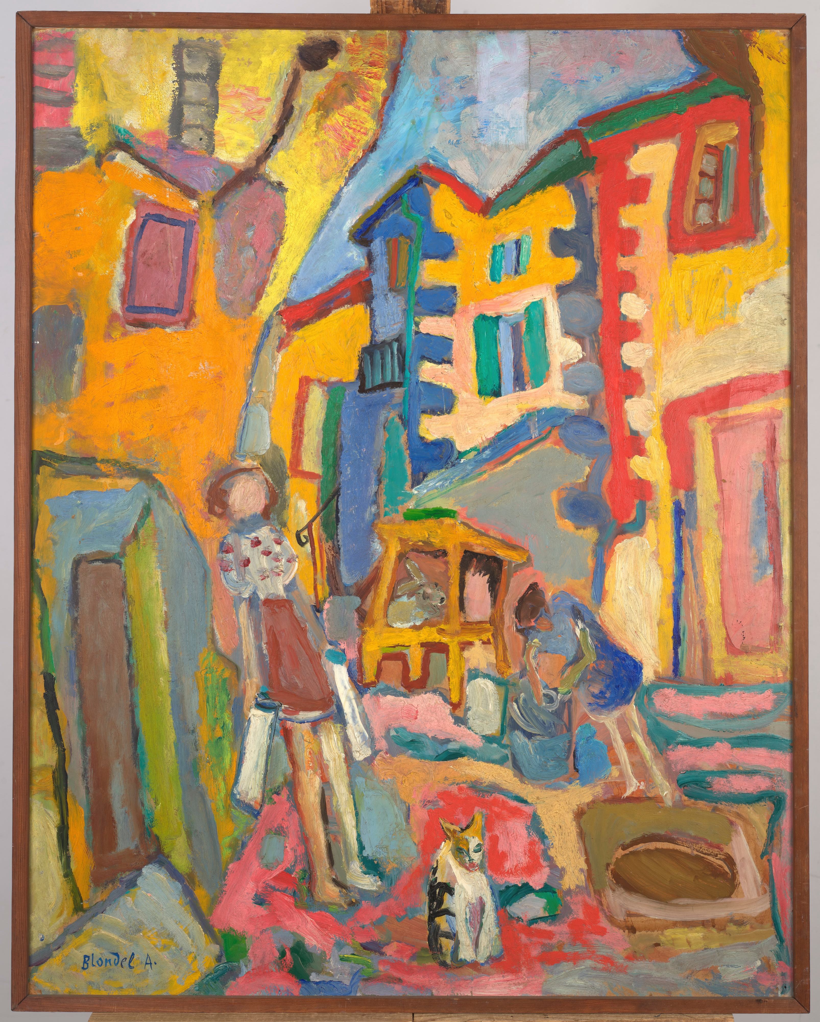 《村后街》（Village Back-Street）｜萨沙·布隆德 Sasza Blonder｜1948