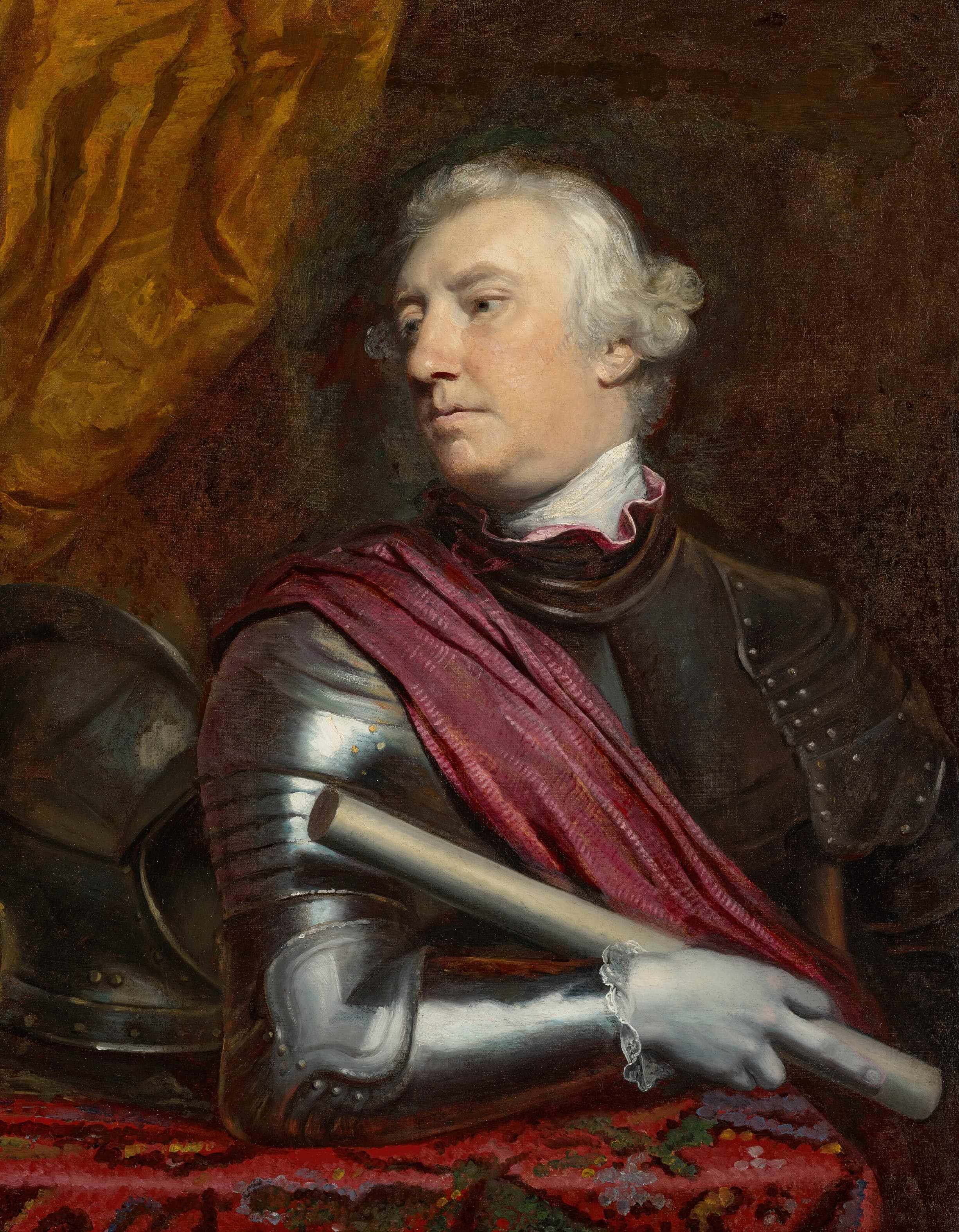 《第一代汤森侯爵乔治汤森德的肖像》（Portrait of George Townshend, 1st Marquess Townshend）｜约书亚·雷诺兹爵士 Sir Joshua Reynolds｜不明