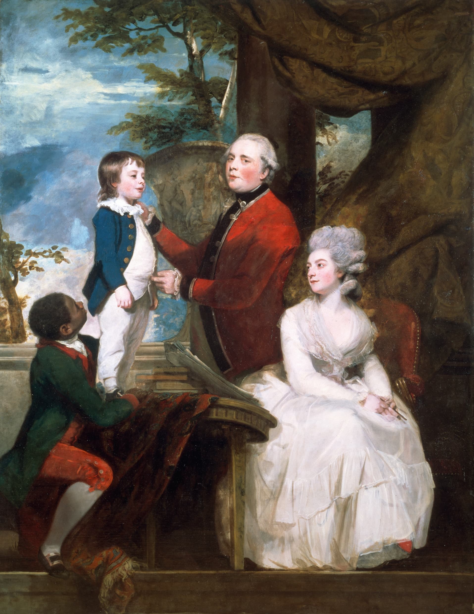 《坦普尔家族》（The Temple Family）｜约书亚·雷诺兹爵士 Sir Joshua Reynolds｜1780–1782