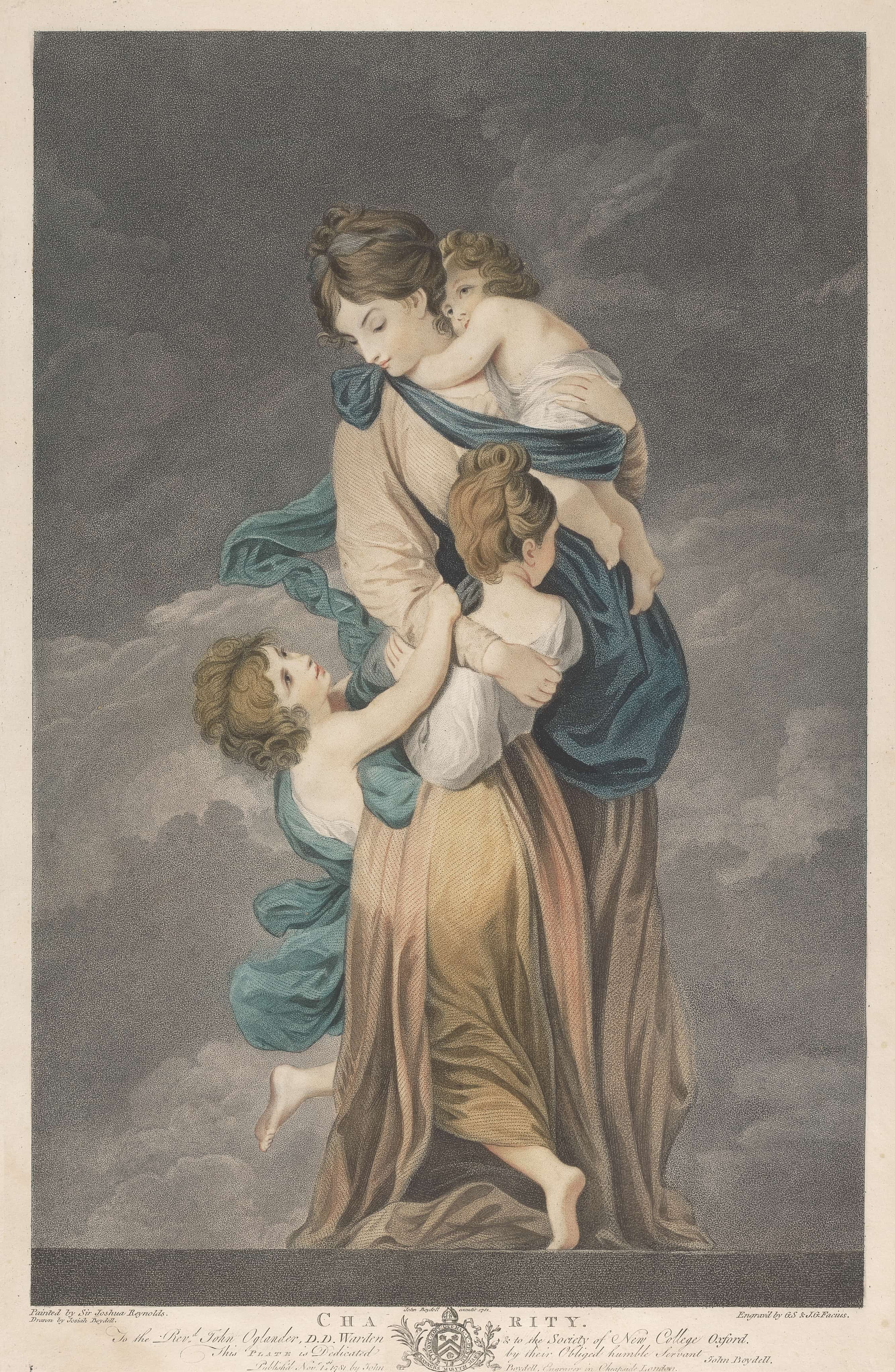 《慈善事业》（Charity）｜约书亚·雷诺兹爵士 Sir Joshua Reynolds｜1781