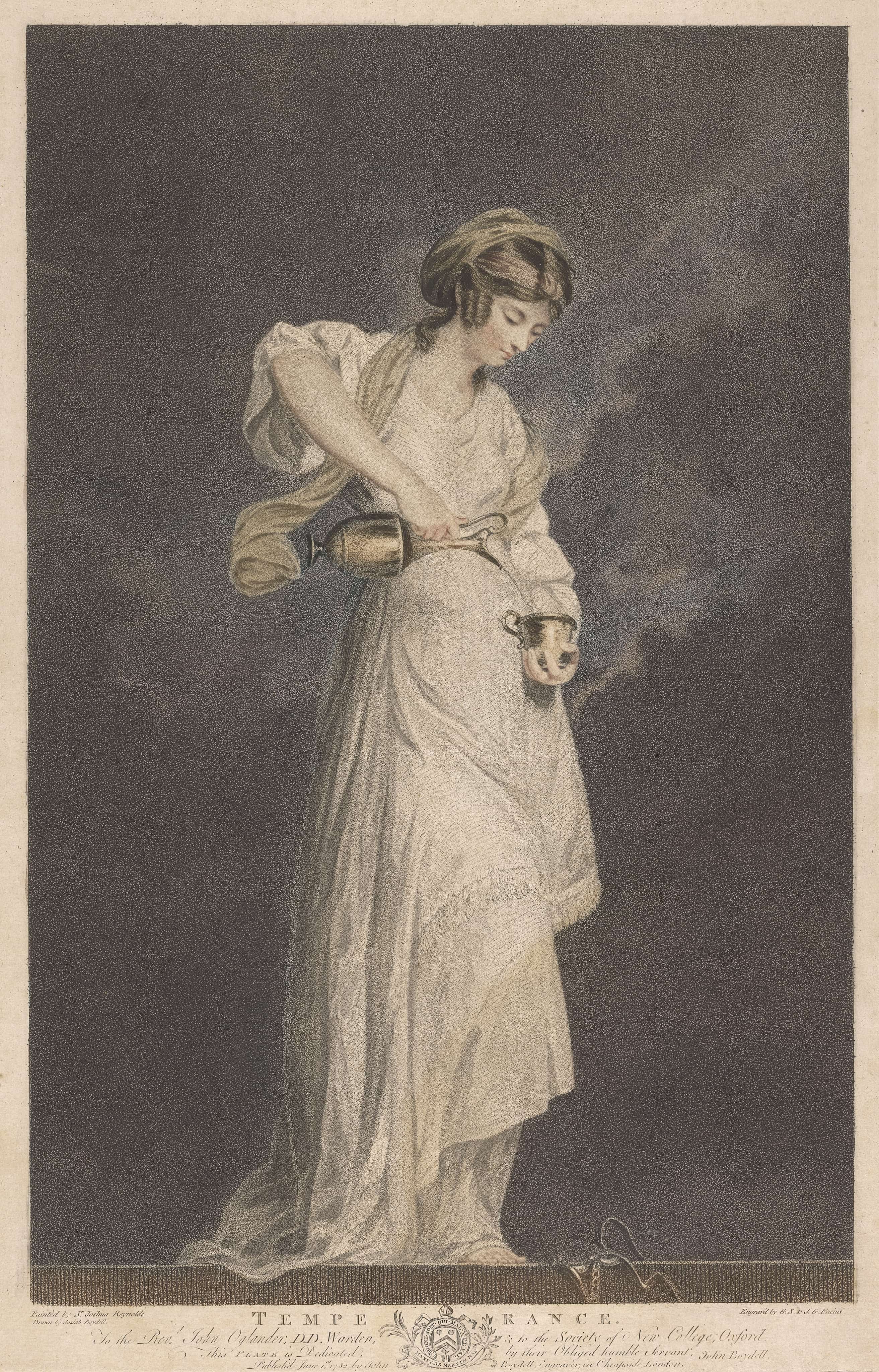 《节制》（Temperance）｜约书亚·雷诺兹爵士 Sir Joshua Reynolds｜1782