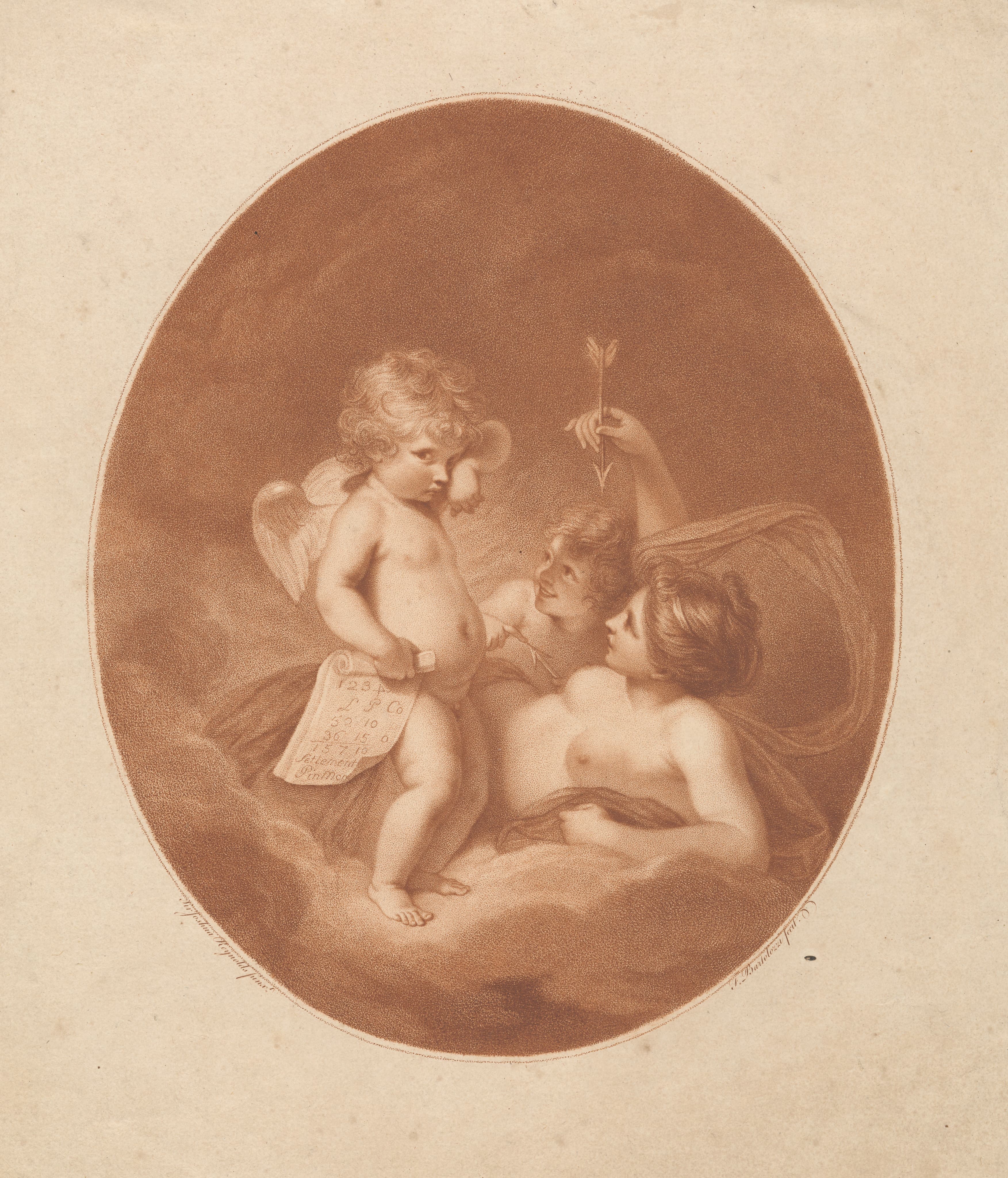 《维纳斯·齐丁·丘比特》（Venus Chiding Cupid）｜约书亚·雷诺兹爵士 Sir Joshua Reynolds｜1784