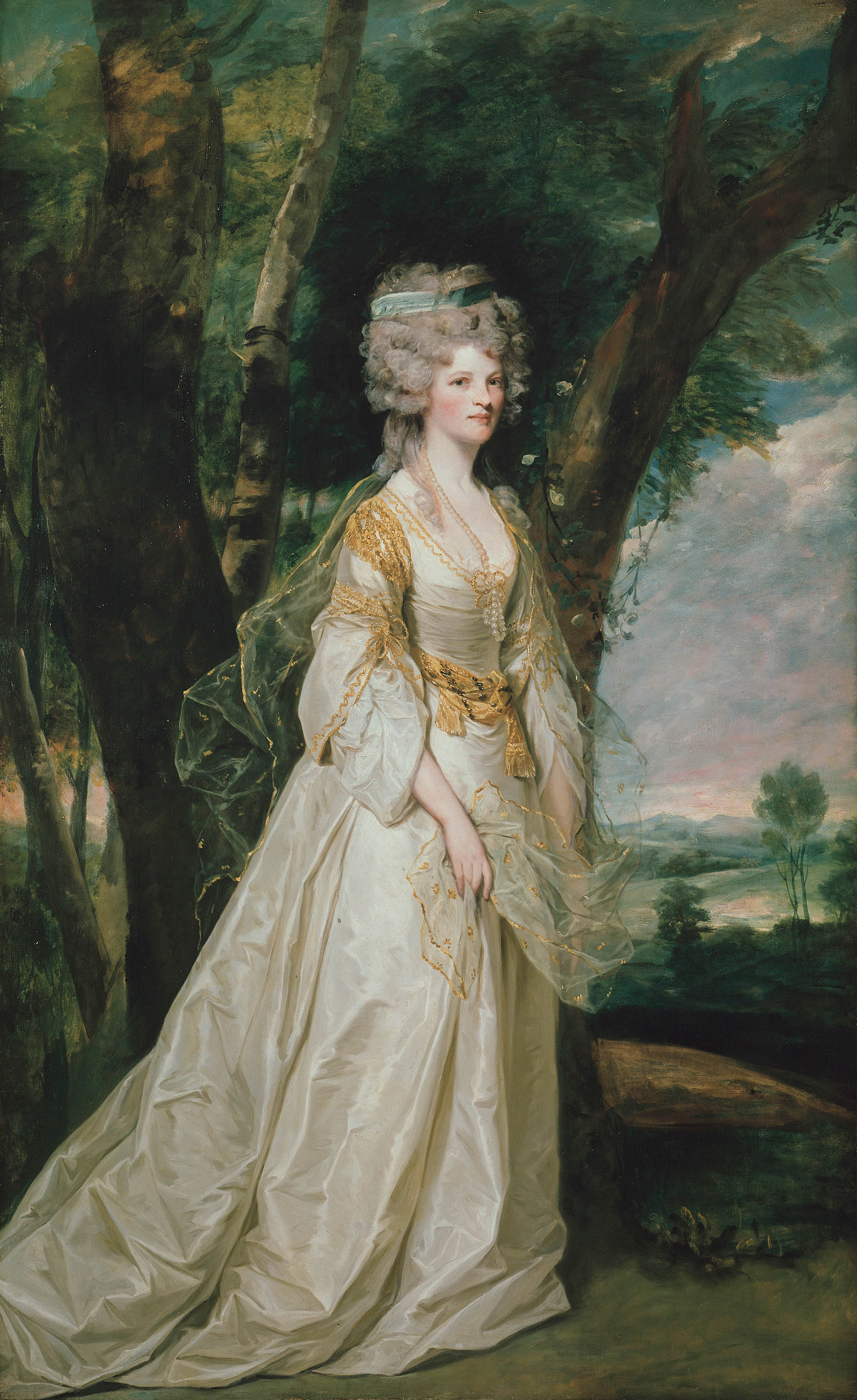 《桑德林夫人》（Lady Sunderlin）｜约书亚·雷诺兹爵士 Sir Joshua Reynolds｜1786