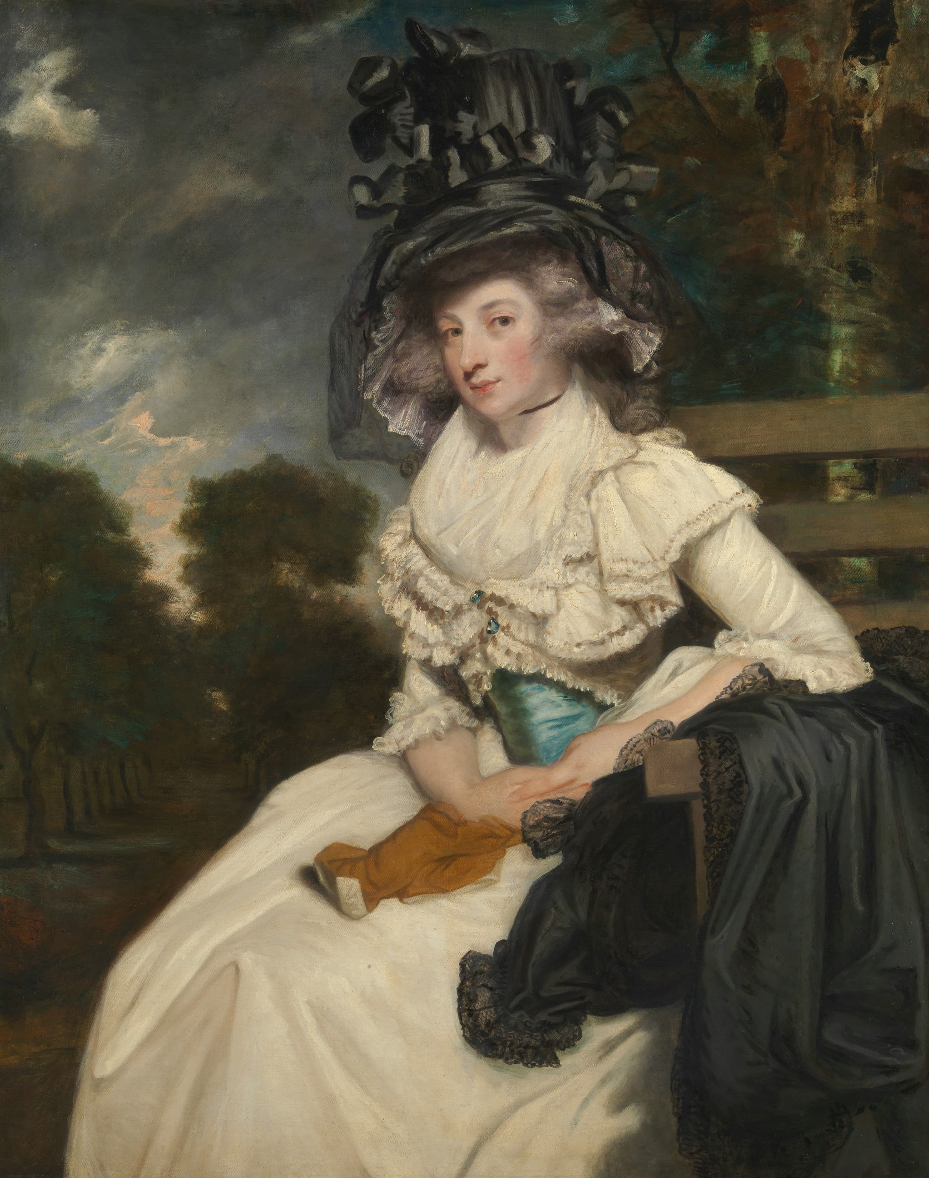 《刘易斯·托马斯·沃森夫人（玛丽·伊丽莎白·米尔斯，1767–1818）》（Mrs. Lewis Thomas Watson (Mary Elizabeth Milles, 1767–1818)）｜约书亚·雷诺兹爵士 Sir Joshua Reynolds｜1789