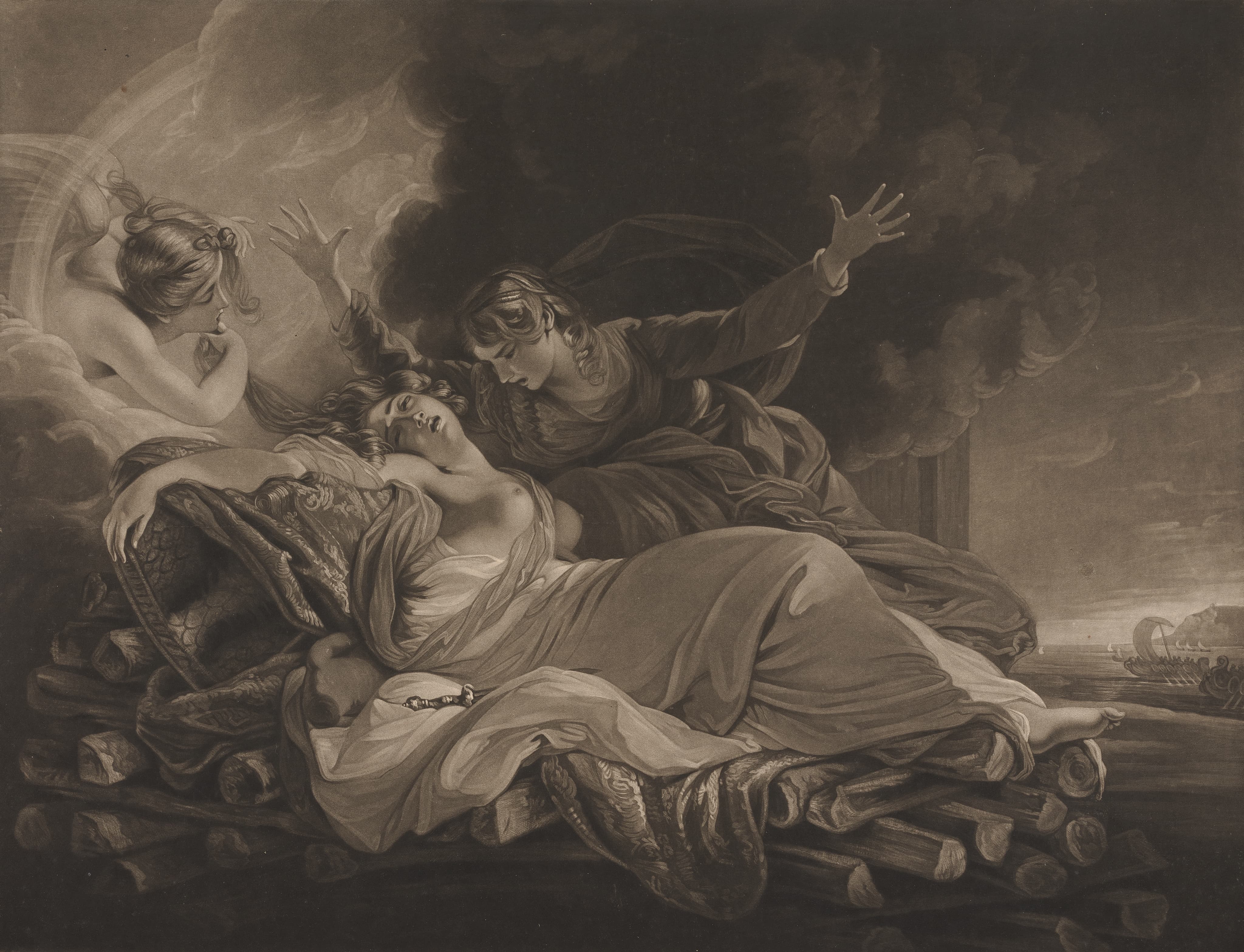 《黛朵之死》（The Death of Dido）｜约书亚·雷诺兹爵士 Sir Joshua Reynolds｜不明