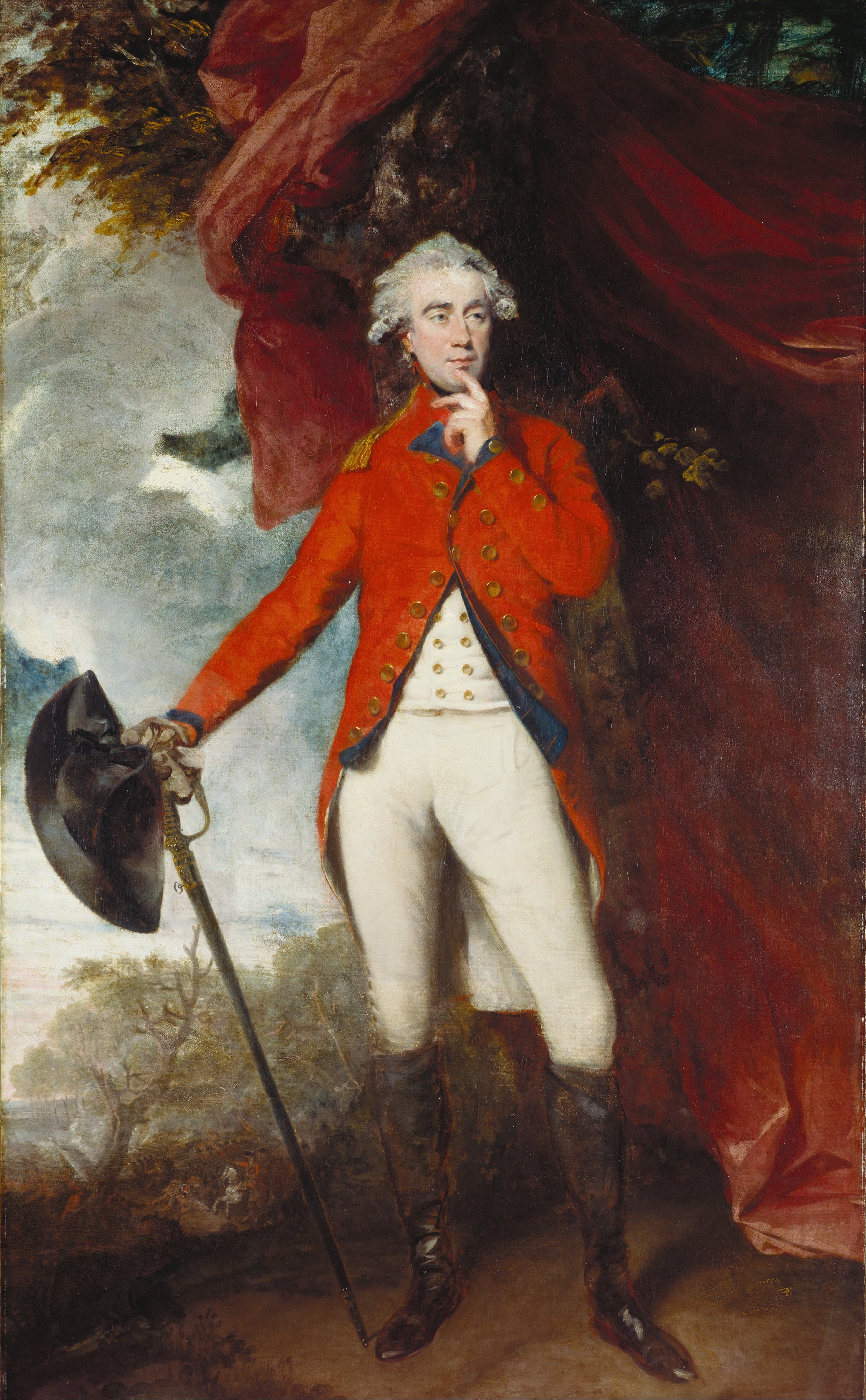 《弗朗西斯·罗登-黑斯廷斯（Francis Rawdon-Hastings，1754-1826 年），第二代莫伊拉伯爵和第一代黑斯廷斯侯爵》（Francis Rawdon-Hastings (1754-1826), Second Earl of Moira and First Marquess of Hastings）｜约书亚·雷诺兹爵士 Sir Joshua Reynolds｜不明