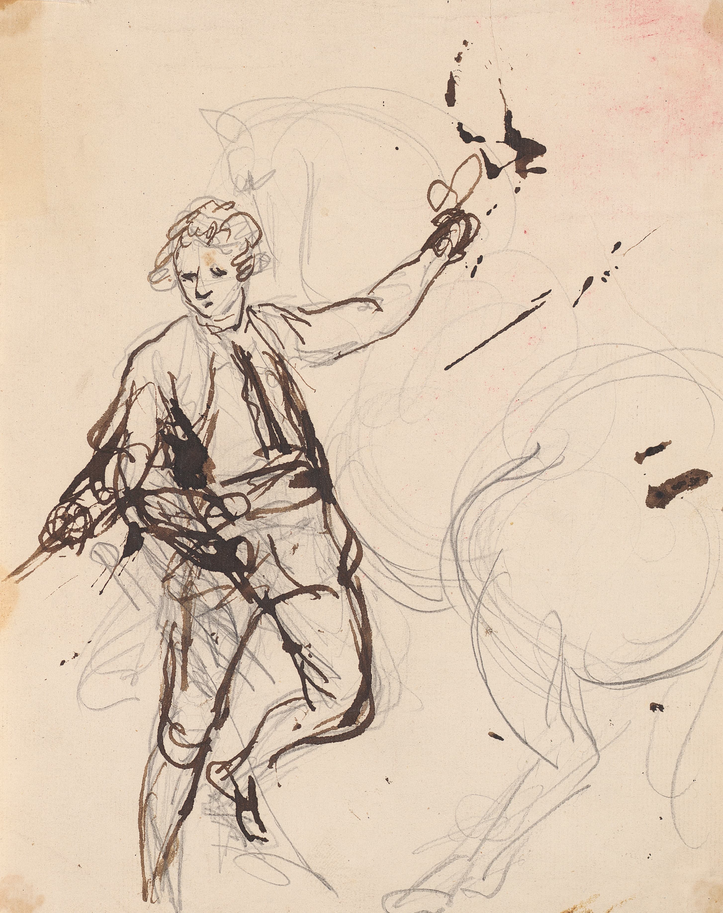 《男人与马》（Man and Horse）｜约书亚·雷诺兹爵士 Sir Joshua Reynolds｜不明