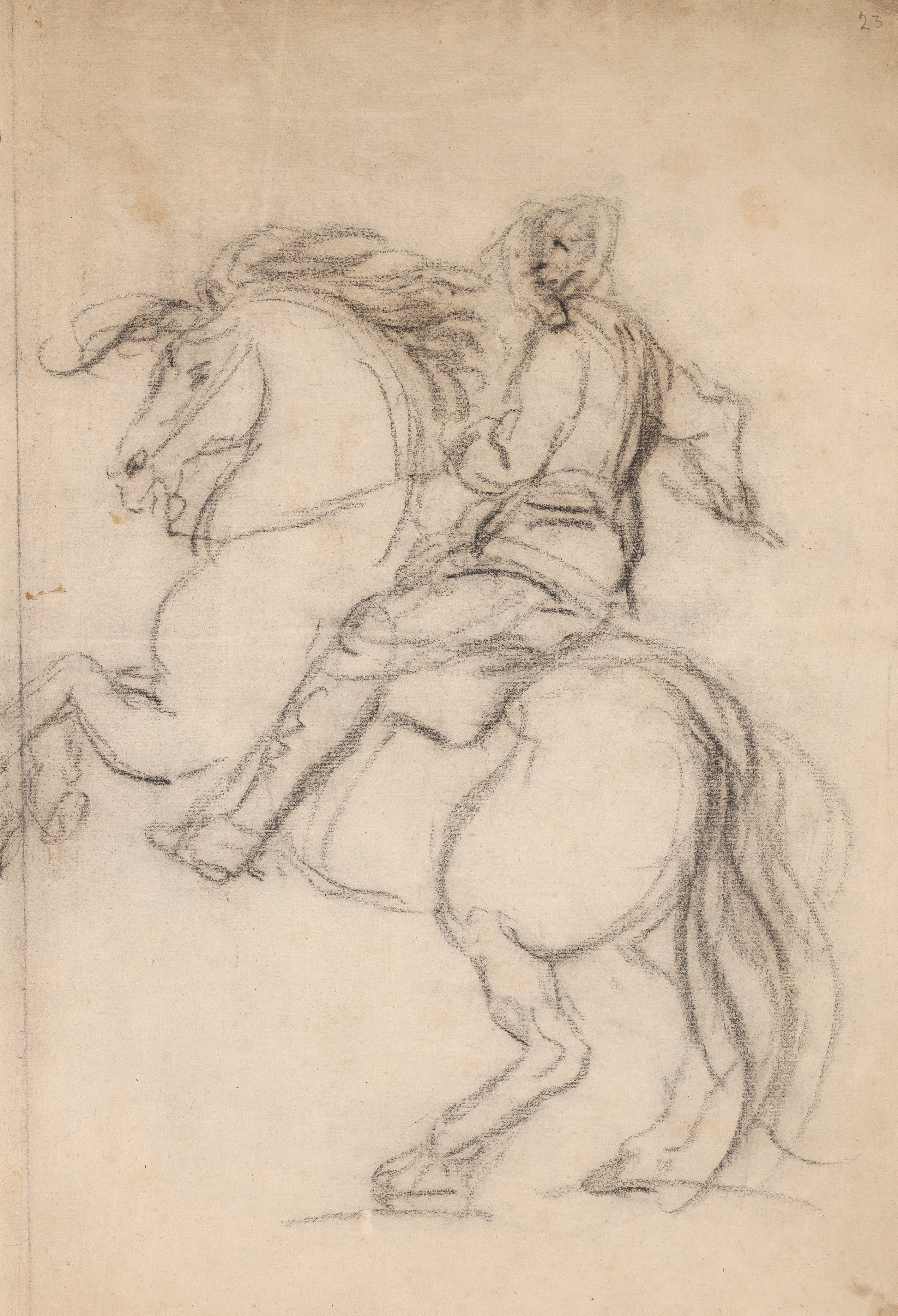 《马背上的男人》（Man on Horseback）｜约书亚·雷诺兹爵士 Sir Joshua Reynolds｜不明