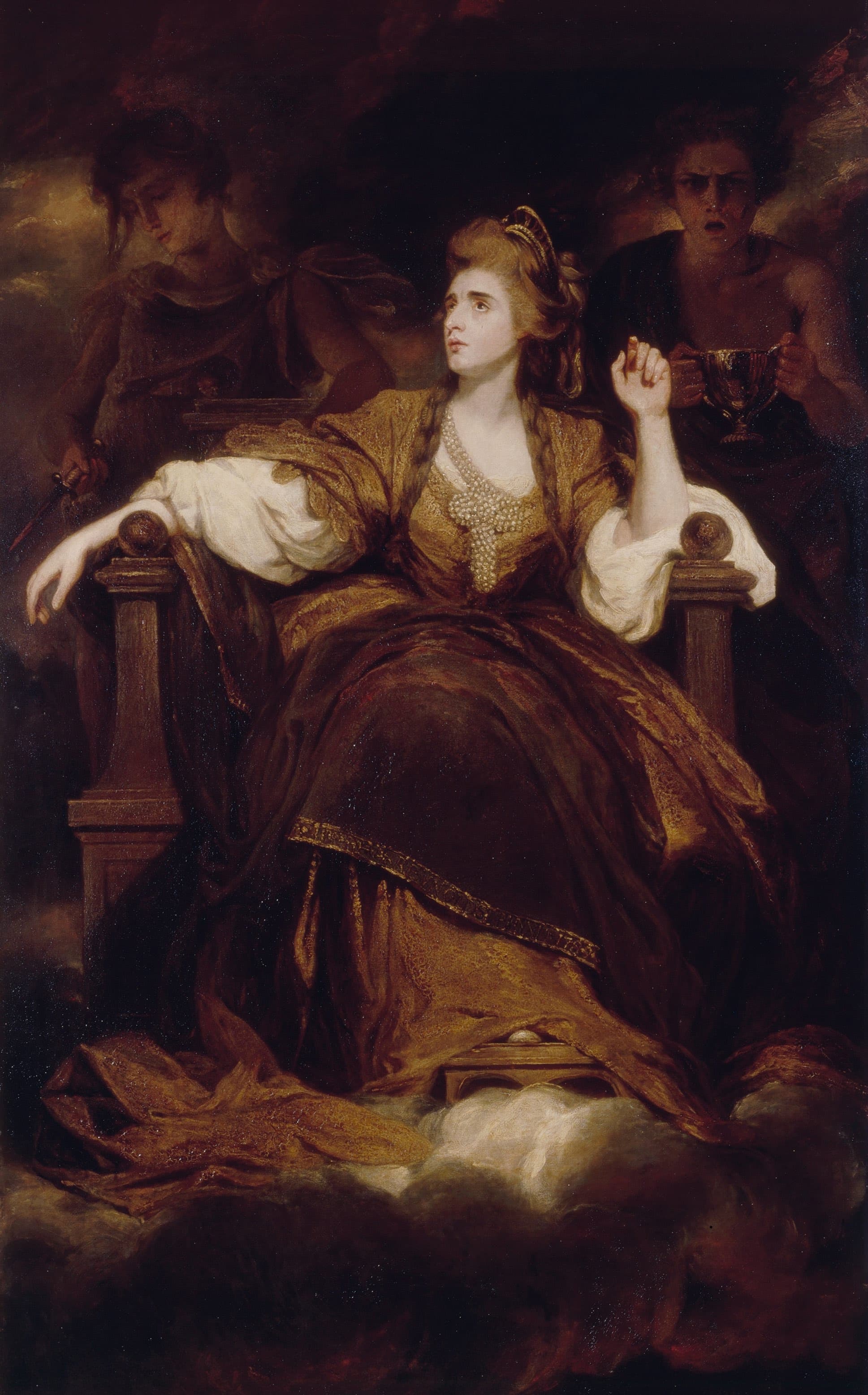 《西登斯夫人饰演悲剧缪斯》（Mrs Siddons as the Tragic Muse）｜约书亚·雷诺兹爵士 Sir Joshua Reynolds｜1784