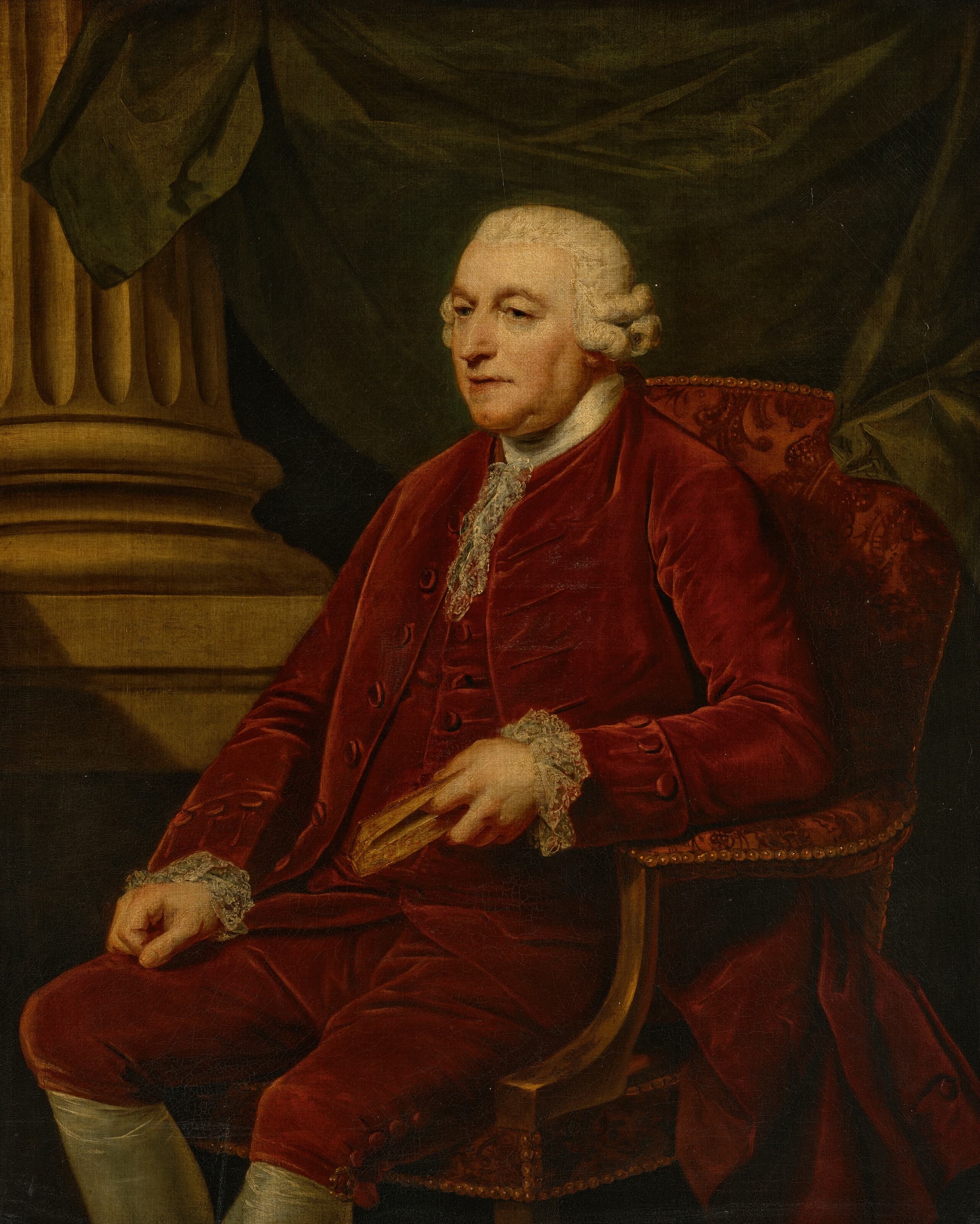 第一代卡姆登伯爵查尔斯·普拉特 (Charles Pratt) 的肖像（1714-1794 年）