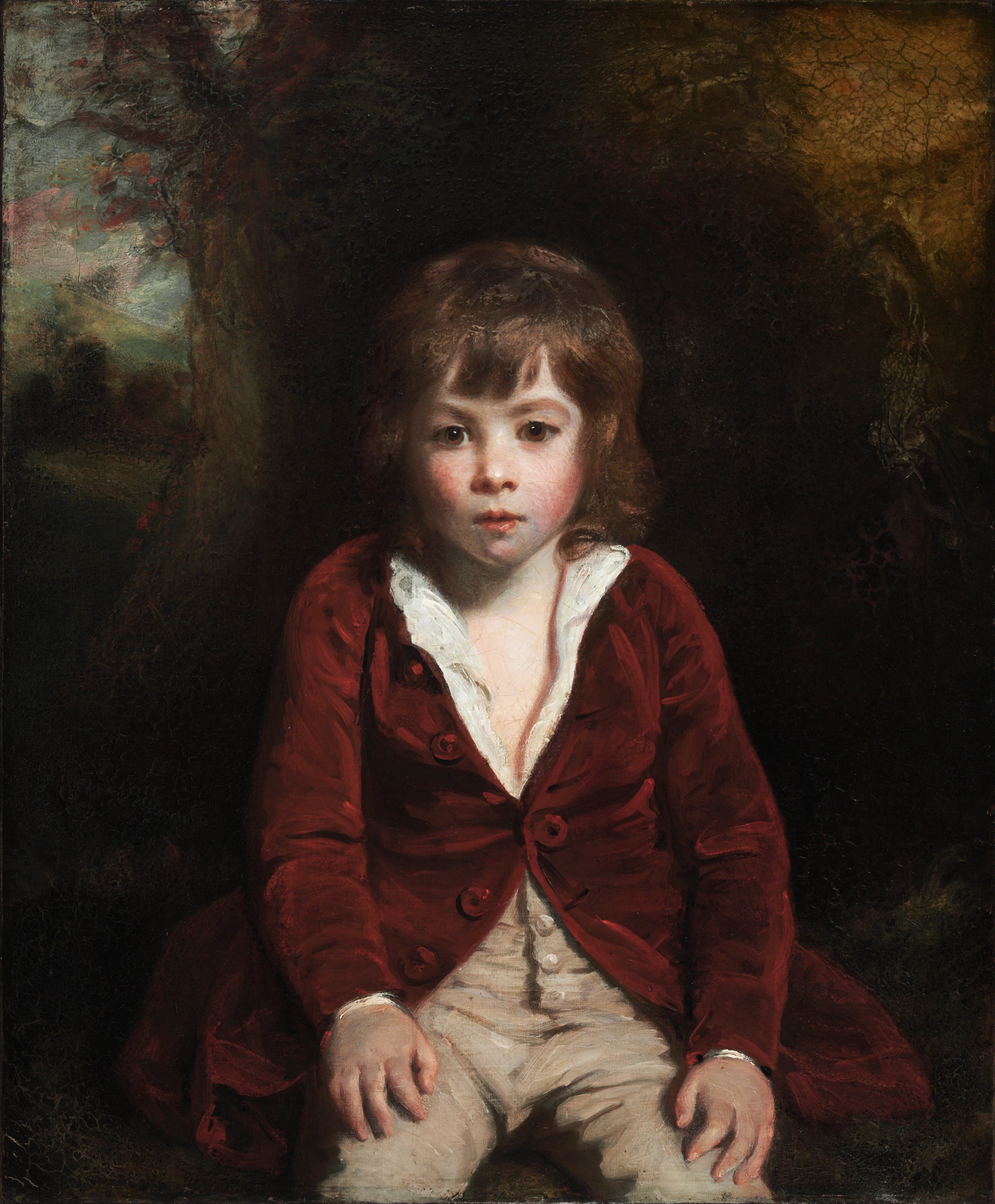 《班伯里大师的肖像》（Portrait of Master Bunbury）｜约书亚·雷诺兹爵士 Sir Joshua Reynolds｜不明