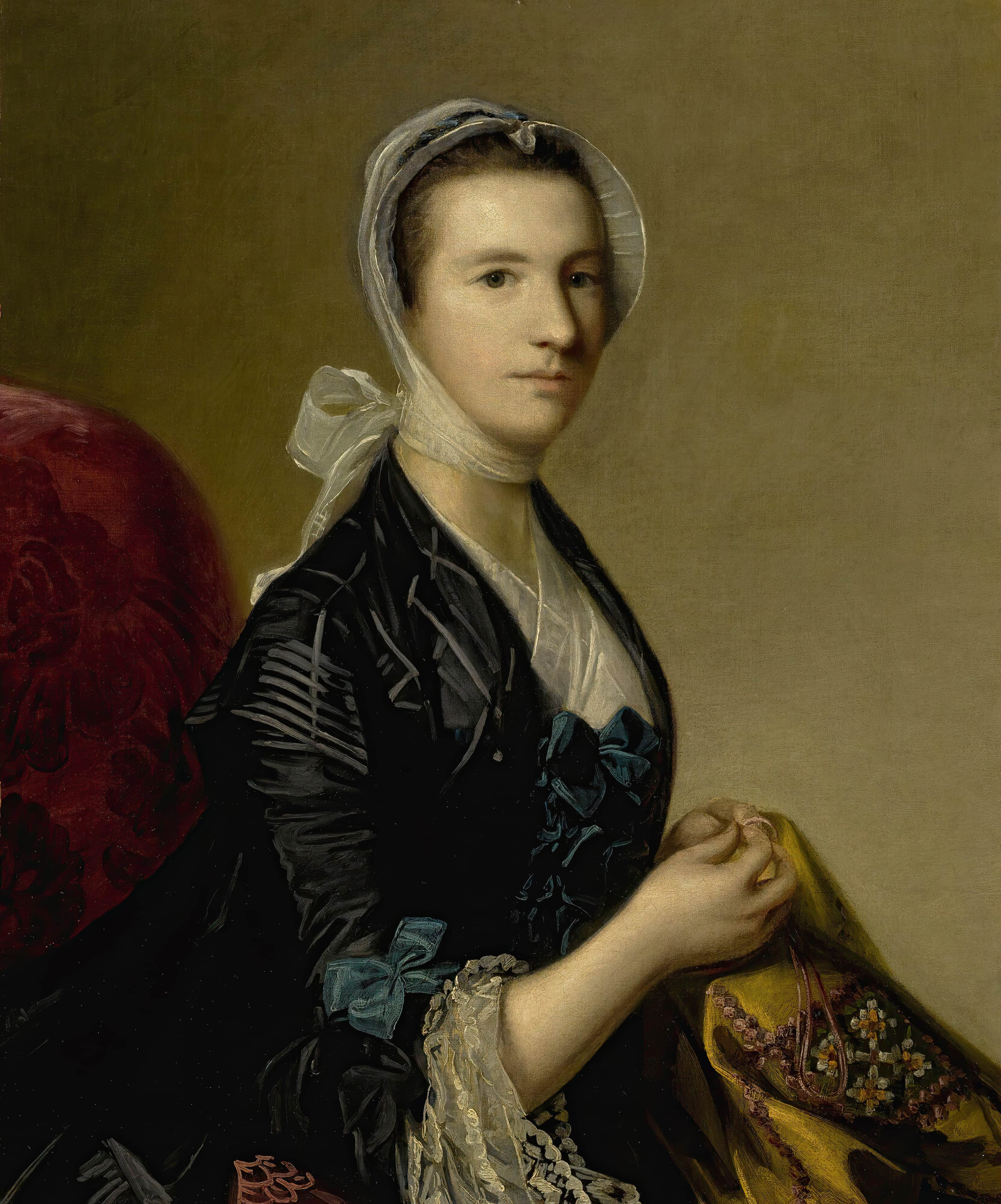 《贾布夫人的肖像》（Portrait Of Mrs. Jubb）｜约书亚·雷诺兹爵士 Sir Joshua Reynolds｜不明