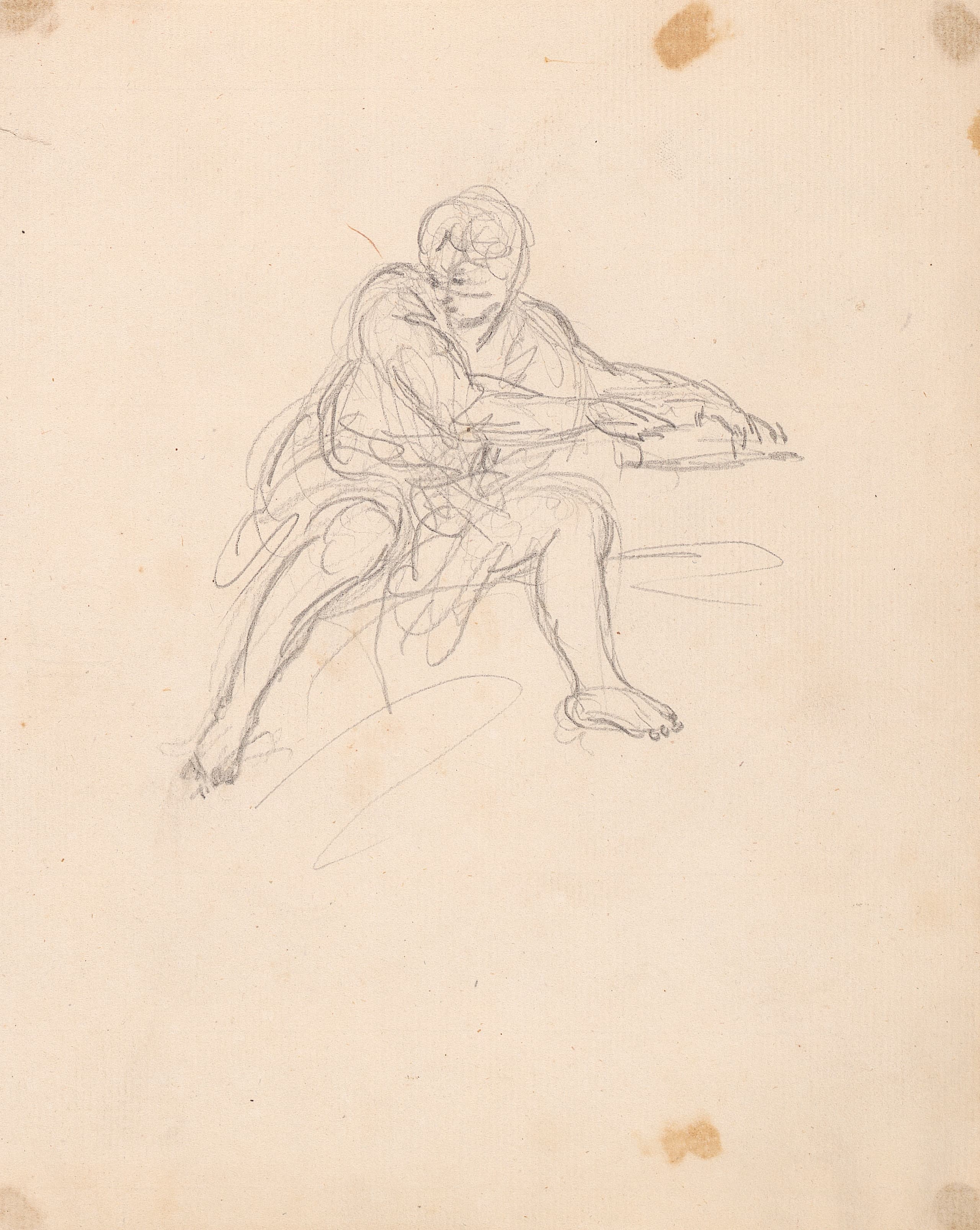 《坐像》（Seated Figure）｜约书亚·雷诺兹爵士 Sir Joshua Reynolds｜不明