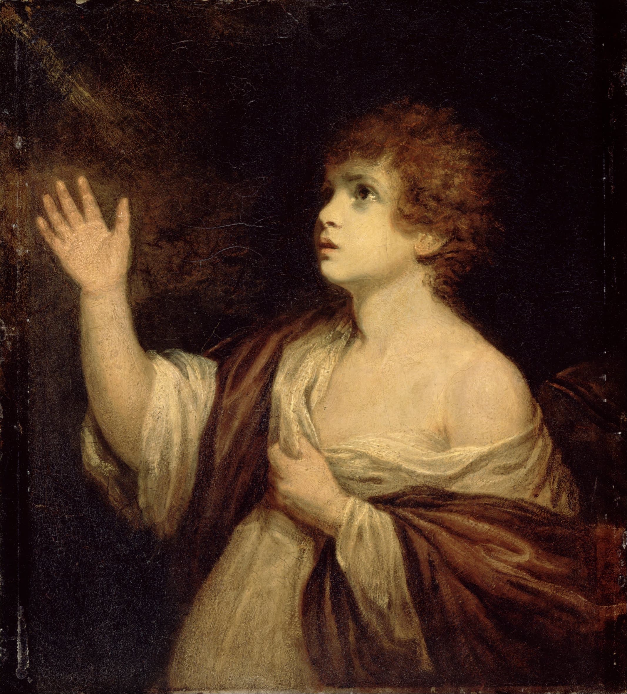 《撒母耳的呼召》（The Calling of Samuel）｜约书亚·雷诺兹爵士 Sir Joshua Reynolds｜不明