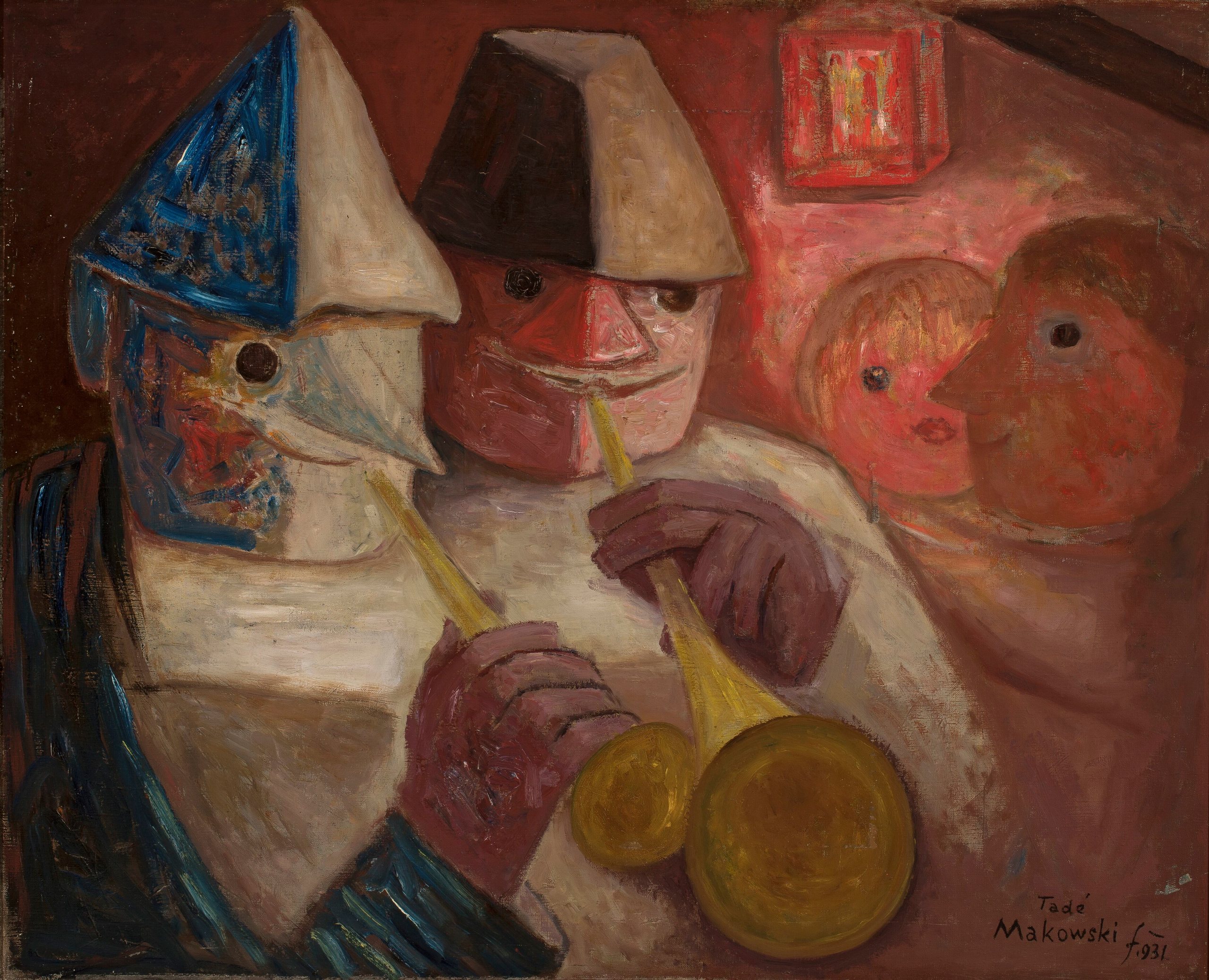 《球》（Ball）｜塔德乌什·马科夫斯基 Tadeusz Makowski｜1931