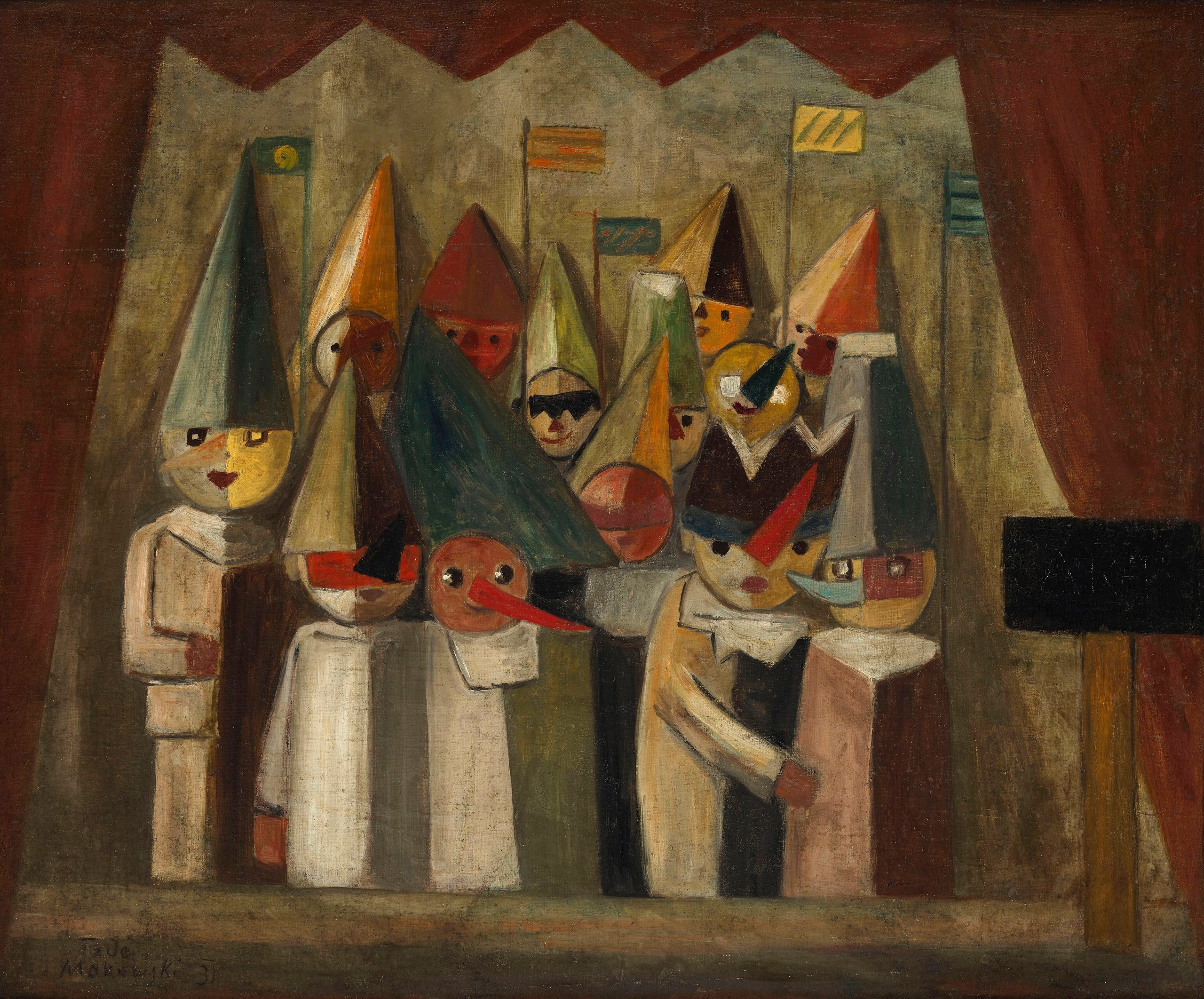 《儿童剧场》（Children’s theatre）｜塔德乌什·马科夫斯基 Tadeusz Makowski｜1931