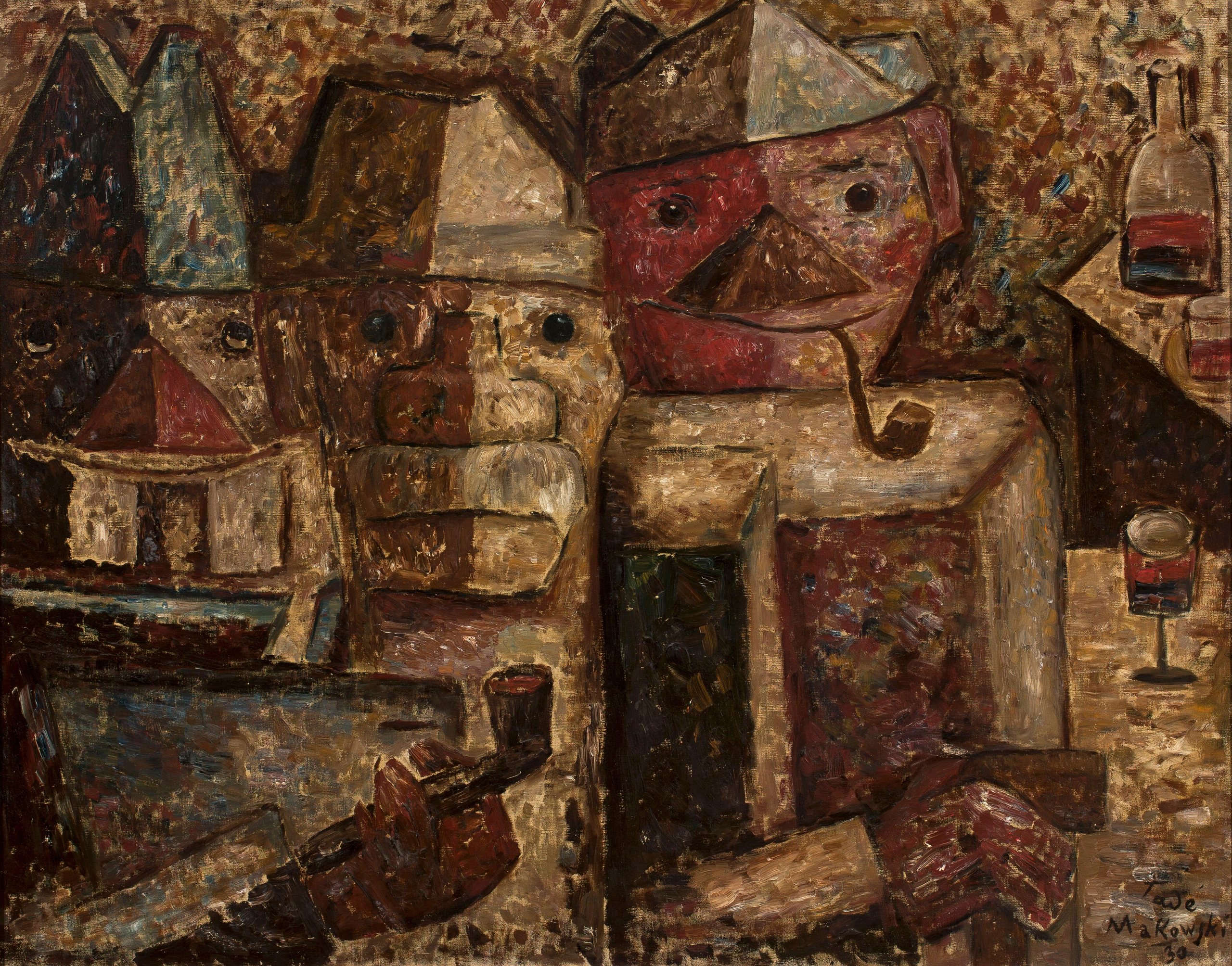 《布韦特》（The Buvette）｜塔德乌什·马科夫斯基 Tadeusz Makowski｜1930