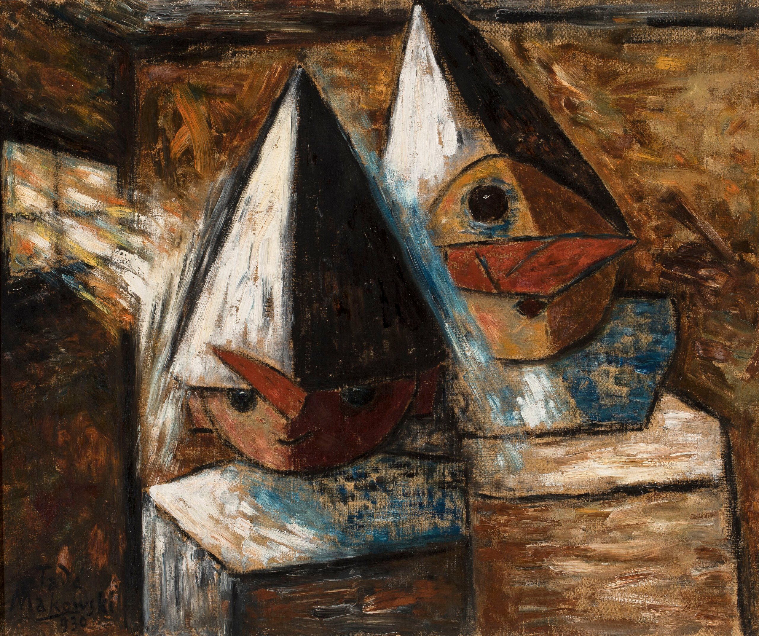 《马里皮耶罗奇》（Mali pierroci）｜塔德乌什·马科夫斯基 Tadeusz Makowski｜1930