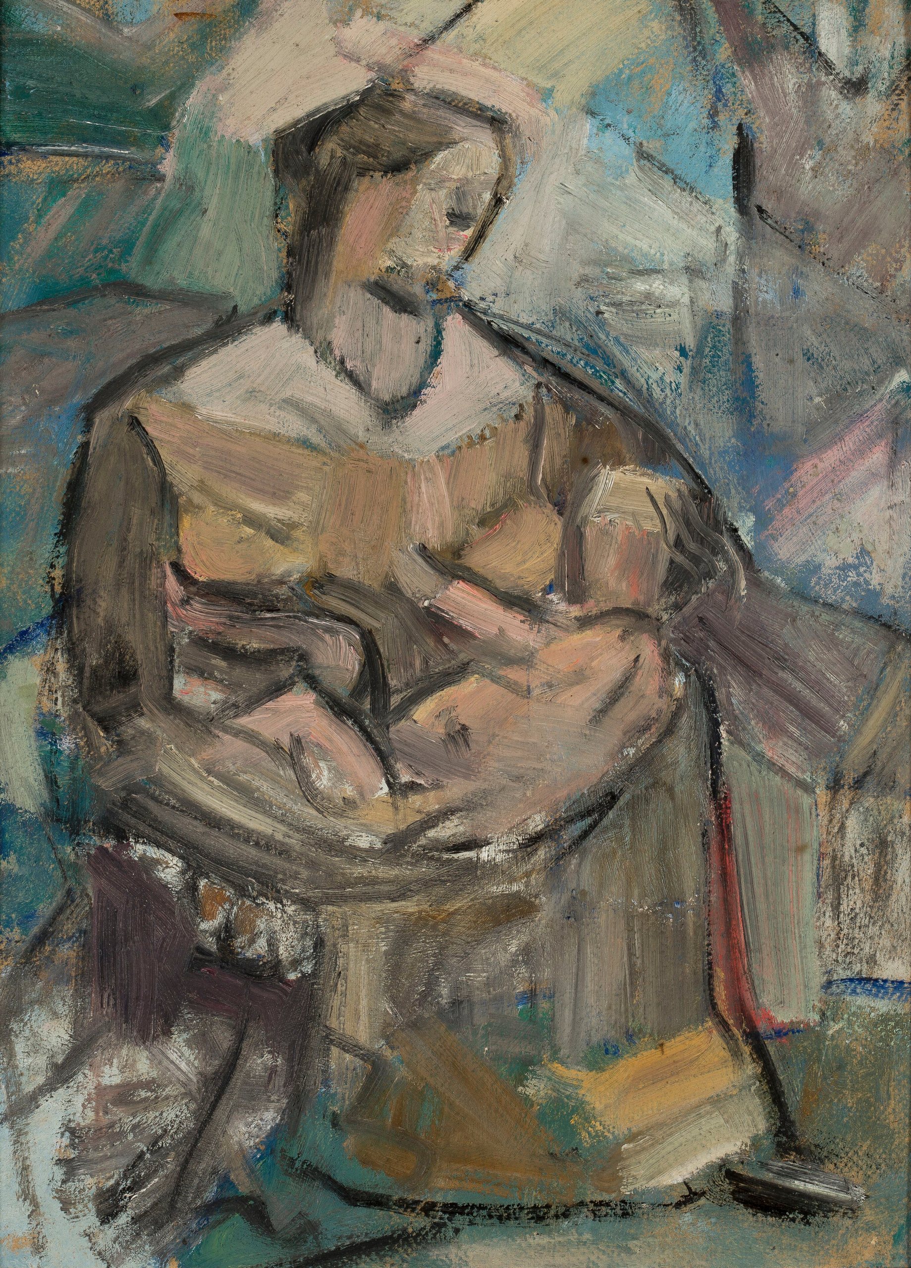 《孕妇装》（Maternity）｜塔德乌什·马科夫斯基 Tadeusz Makowski｜1912