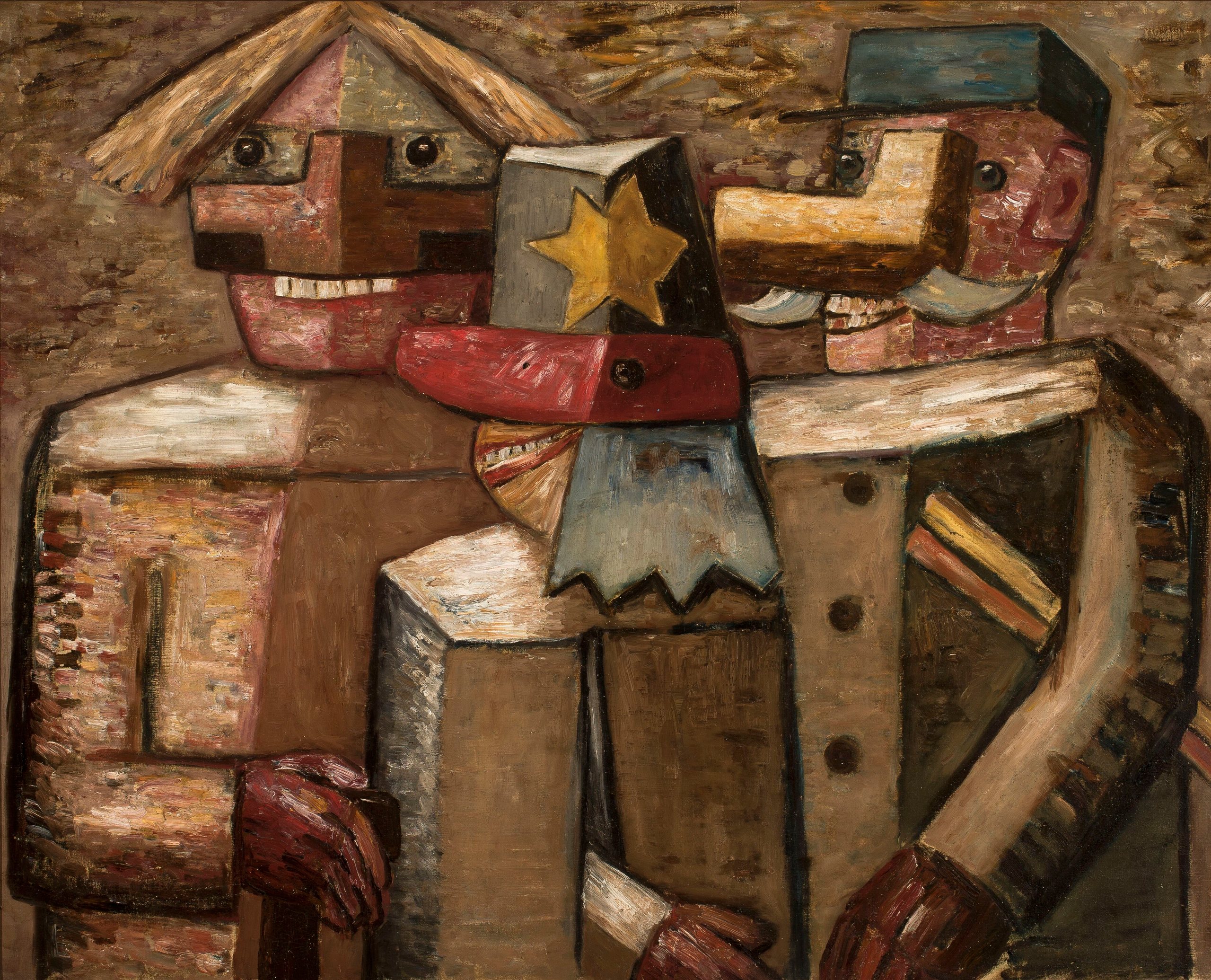 《铁路工人》（Railwaymen）｜塔德乌什·马科夫斯基 Tadeusz Makowski｜1930