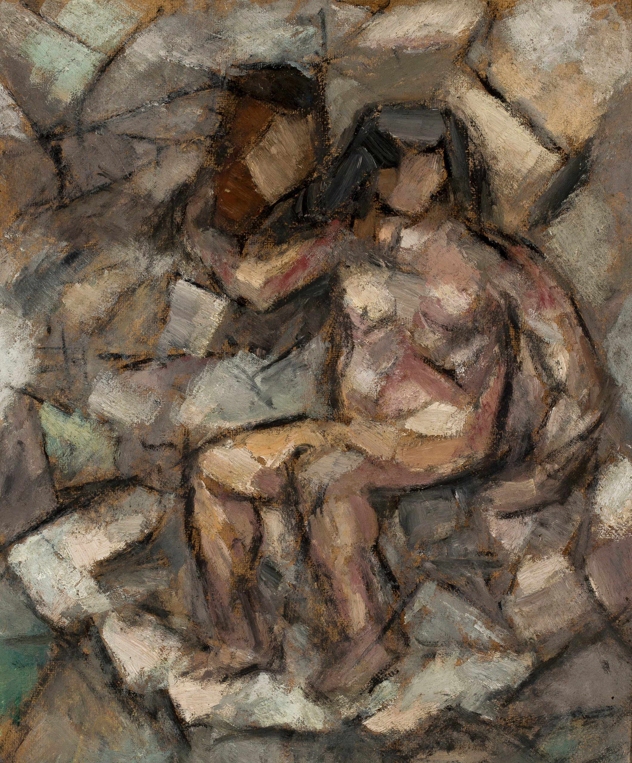《休息》（Rest）｜塔德乌什·马科夫斯基 Tadeusz Makowski｜1912