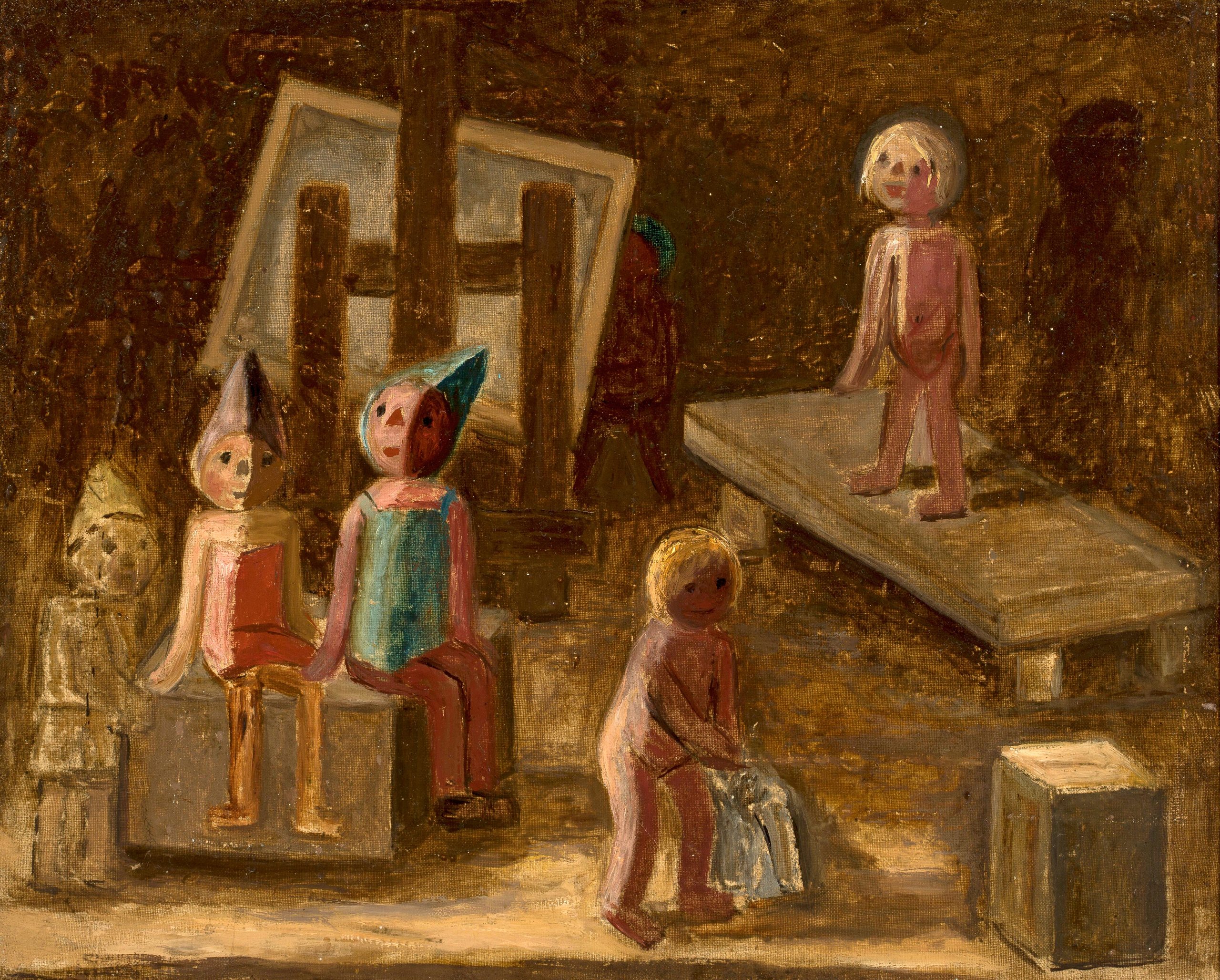 《小型号》（Small model）｜塔德乌什·马科夫斯基 Tadeusz Makowski｜1929