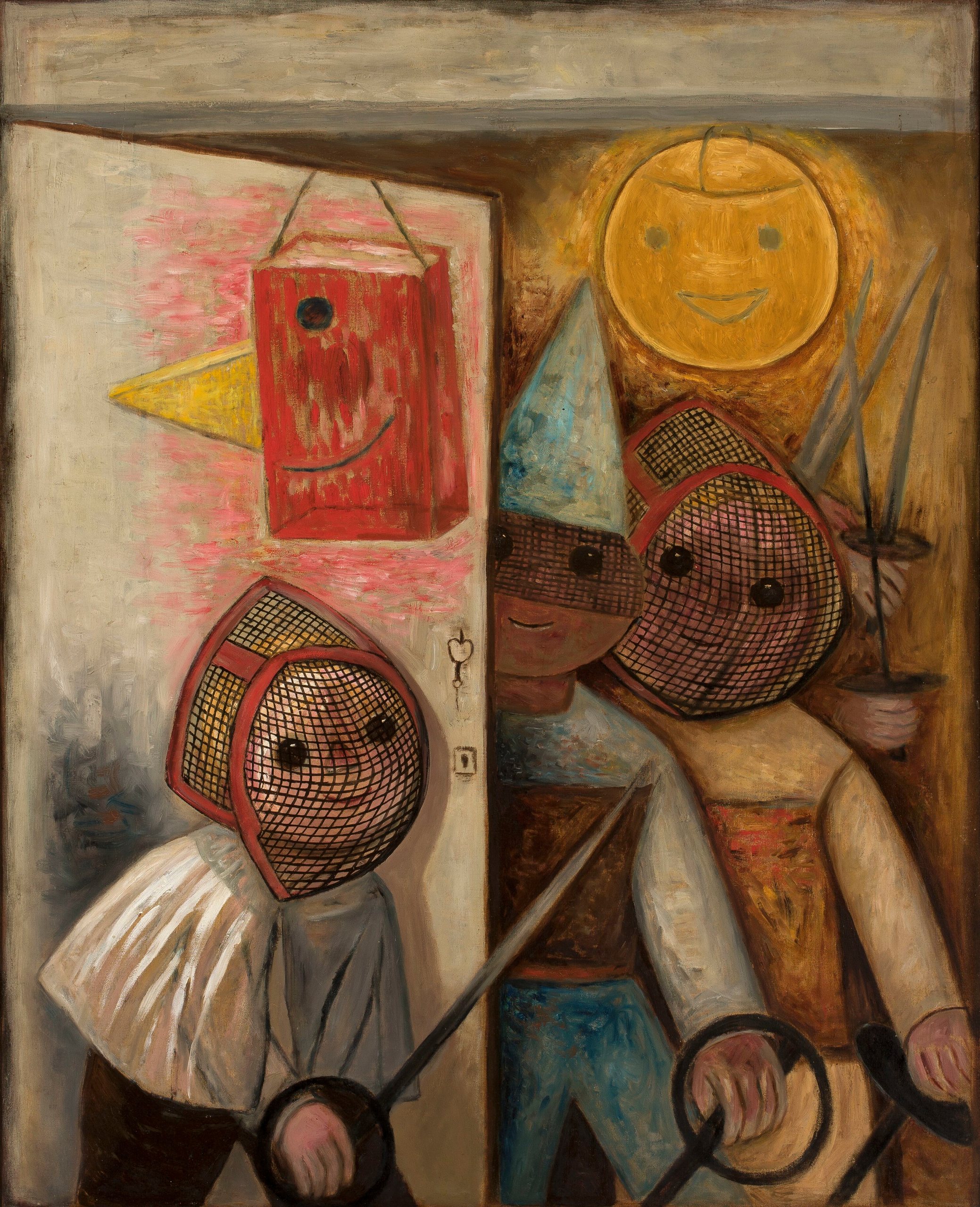 《剑客》（Swordsmen）｜塔德乌什·马科夫斯基 Tadeusz Makowski｜1931