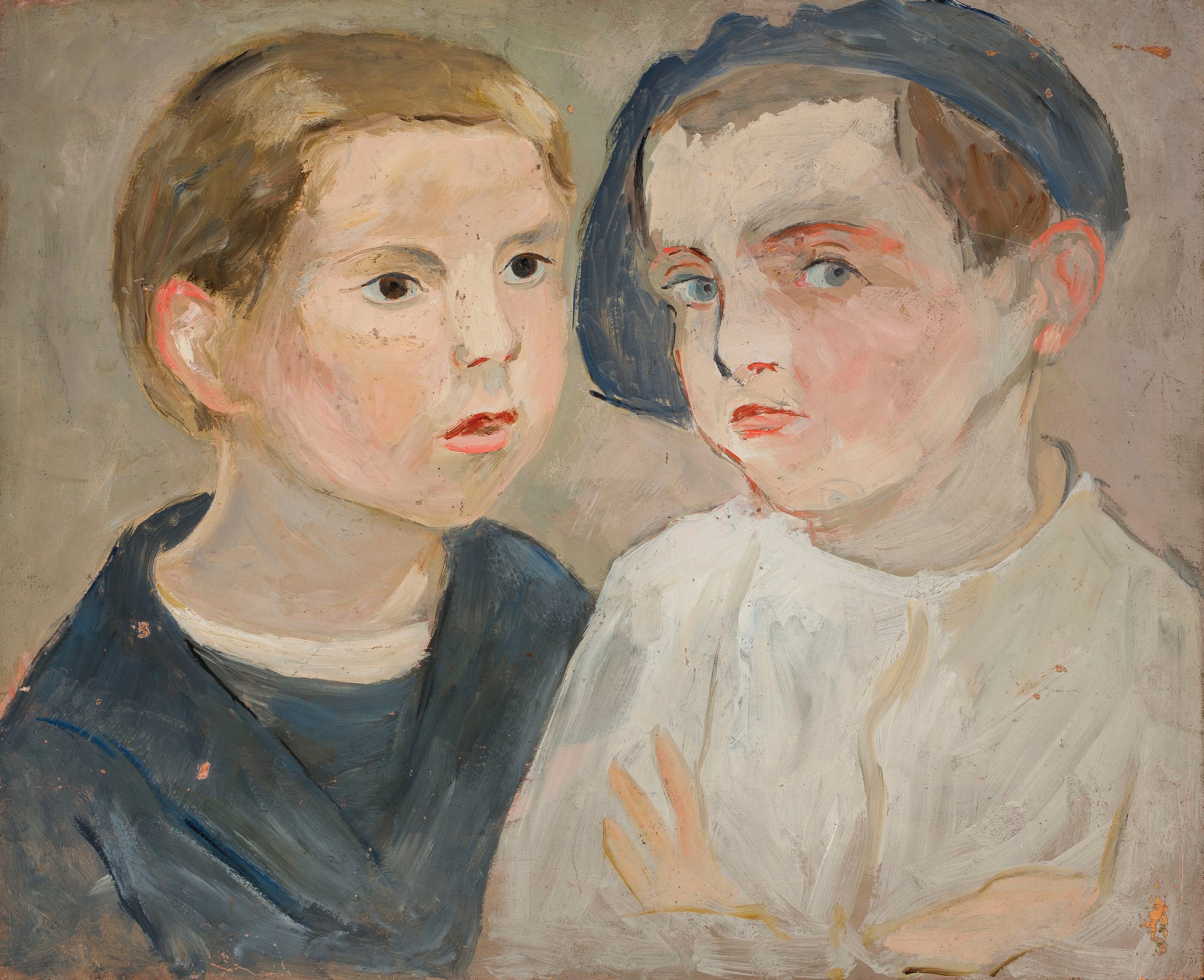 《兄弟》（Brothers）｜塔德乌什·马科夫斯基 Tadeusz Makowski｜1920