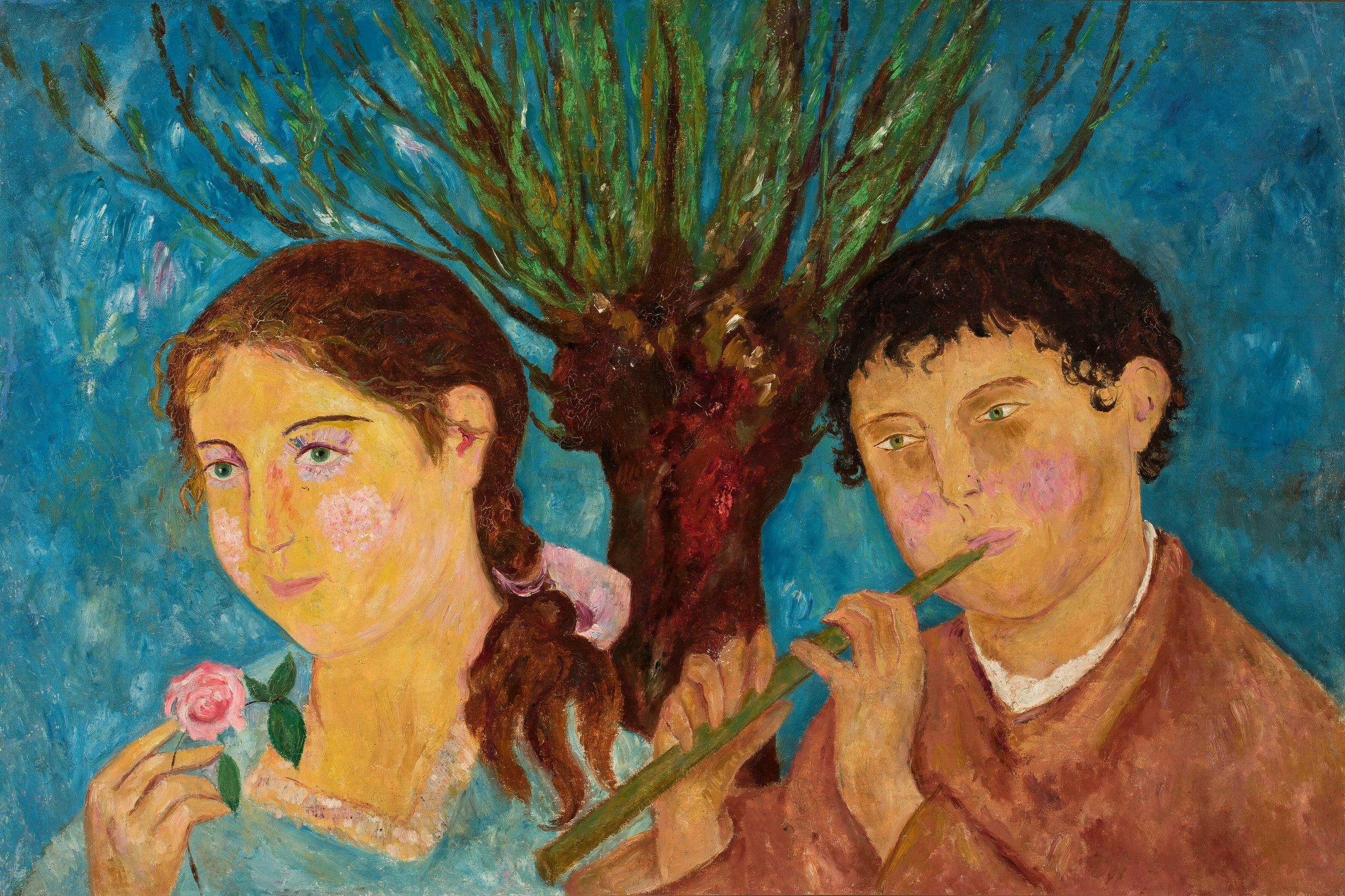 《田园风光》（Bucolic）｜塔德乌什·马科夫斯基 Tadeusz Makowski｜1920