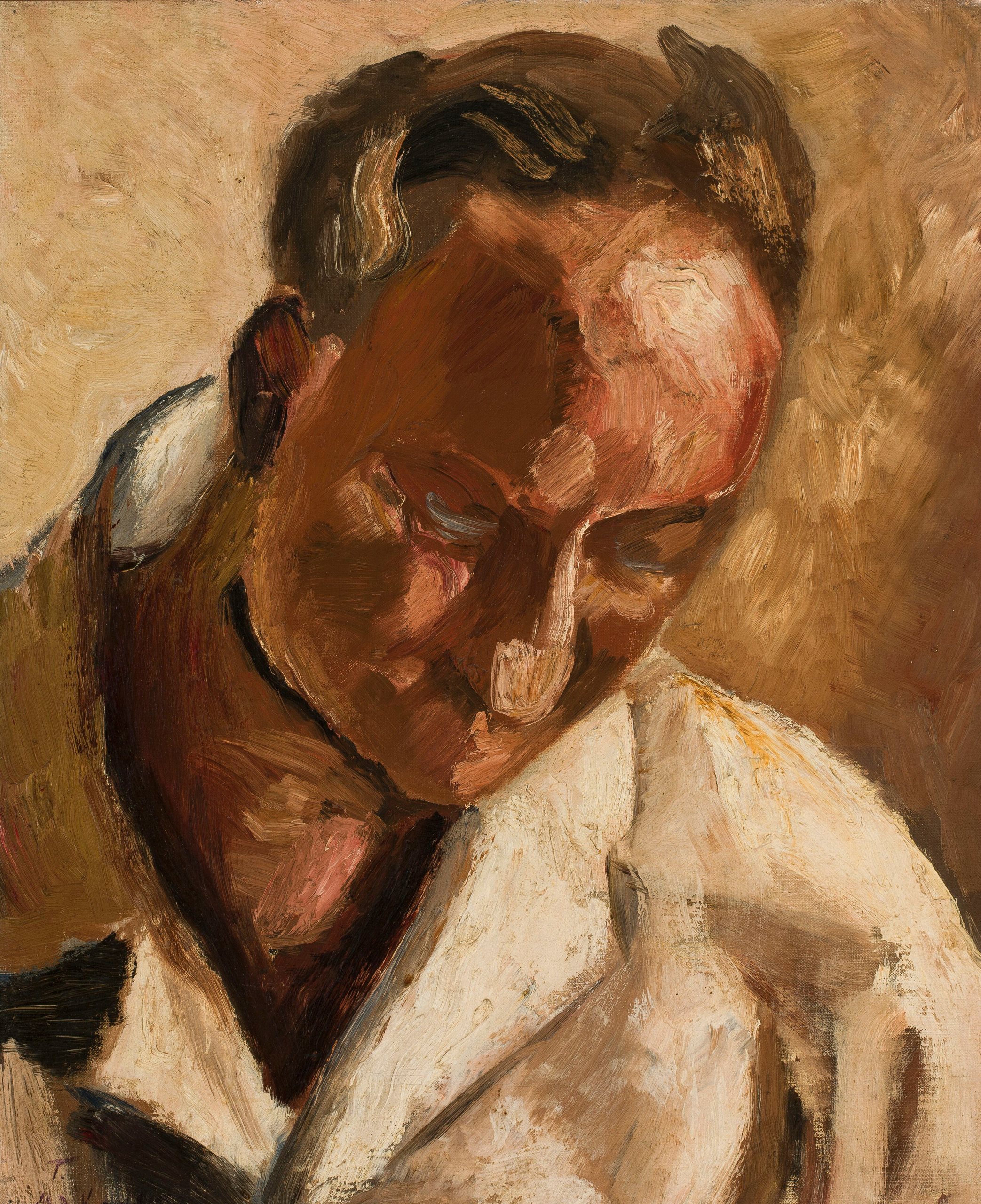 《纵向最大 X》（Portrait up to X）｜塔德乌什·马科夫斯基 Tadeusz Makowski｜1932
