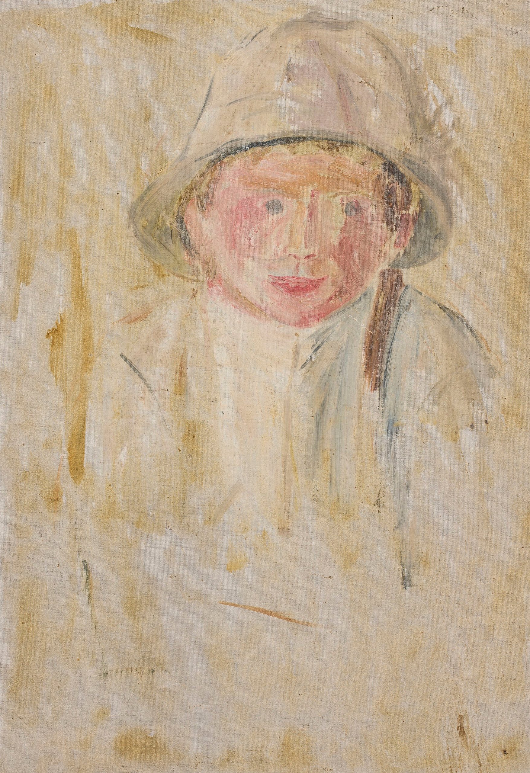《素描男孩人物八》（Sketch of a boy’s figure VIII）｜塔德乌什·马科夫斯基 Tadeusz Makowski｜1925