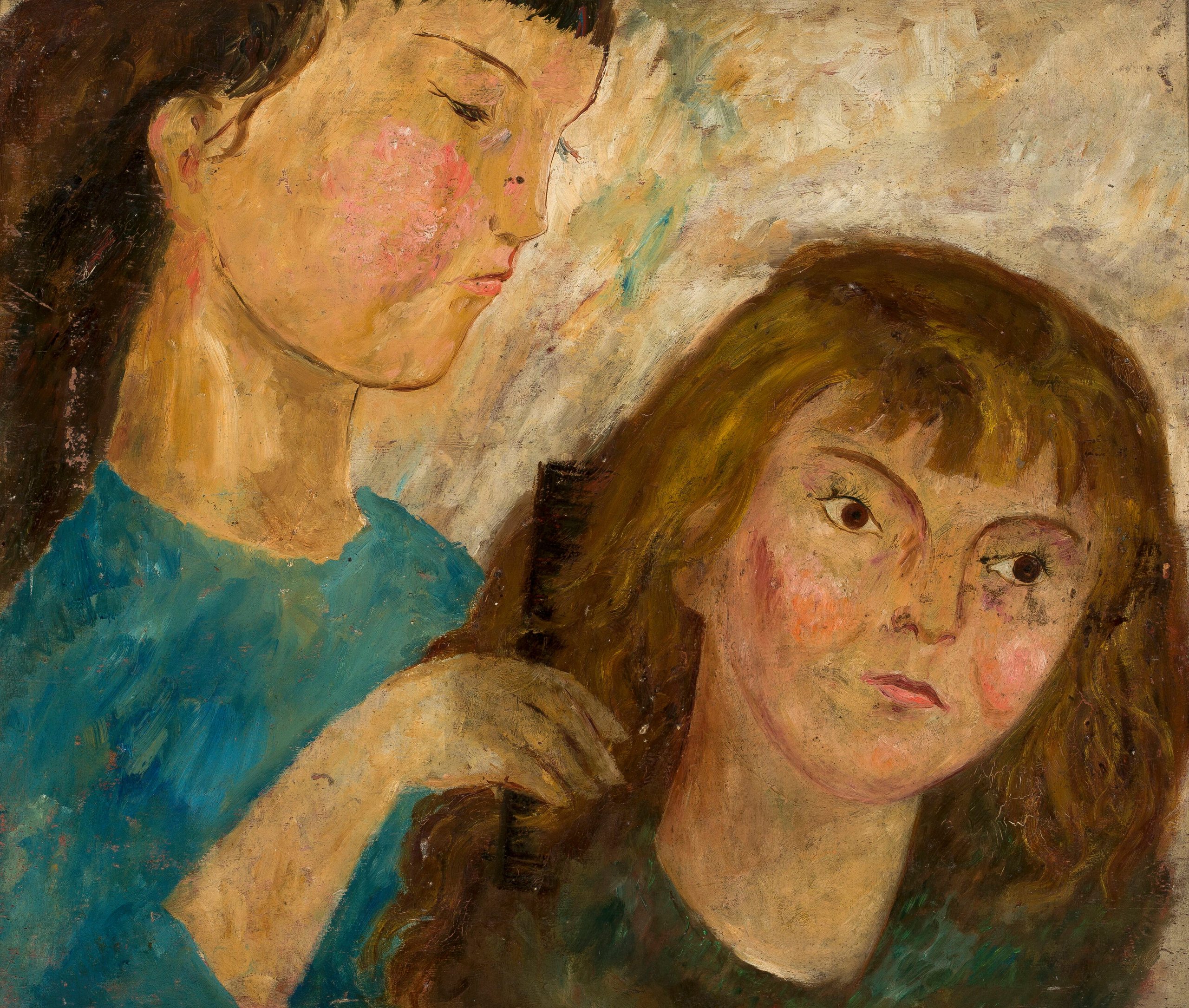 《香水》（Toilette）｜塔德乌什·马科夫斯基 Tadeusz Makowski｜1918