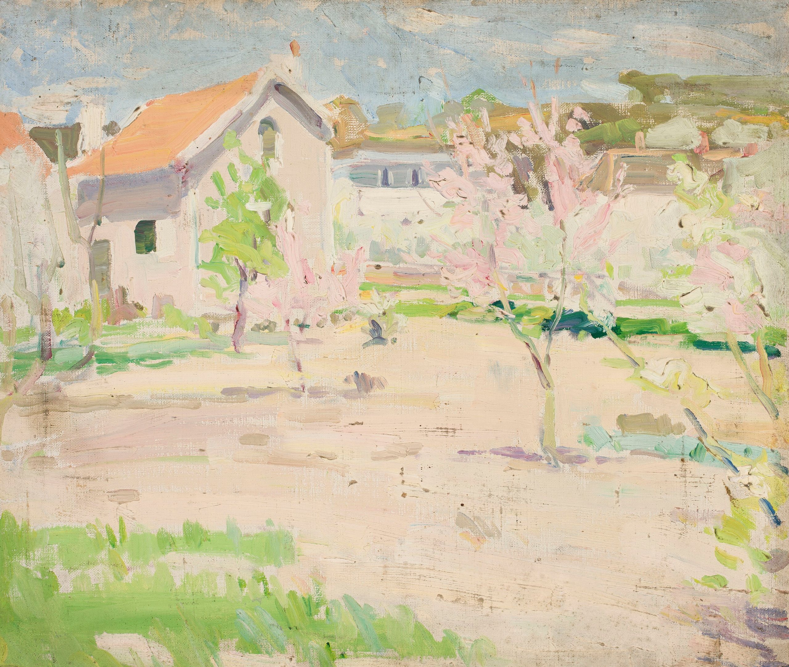 《春天风景》（Spring landscape）｜塔德乌什·马科夫斯基 Tadeusz Makowski｜1920