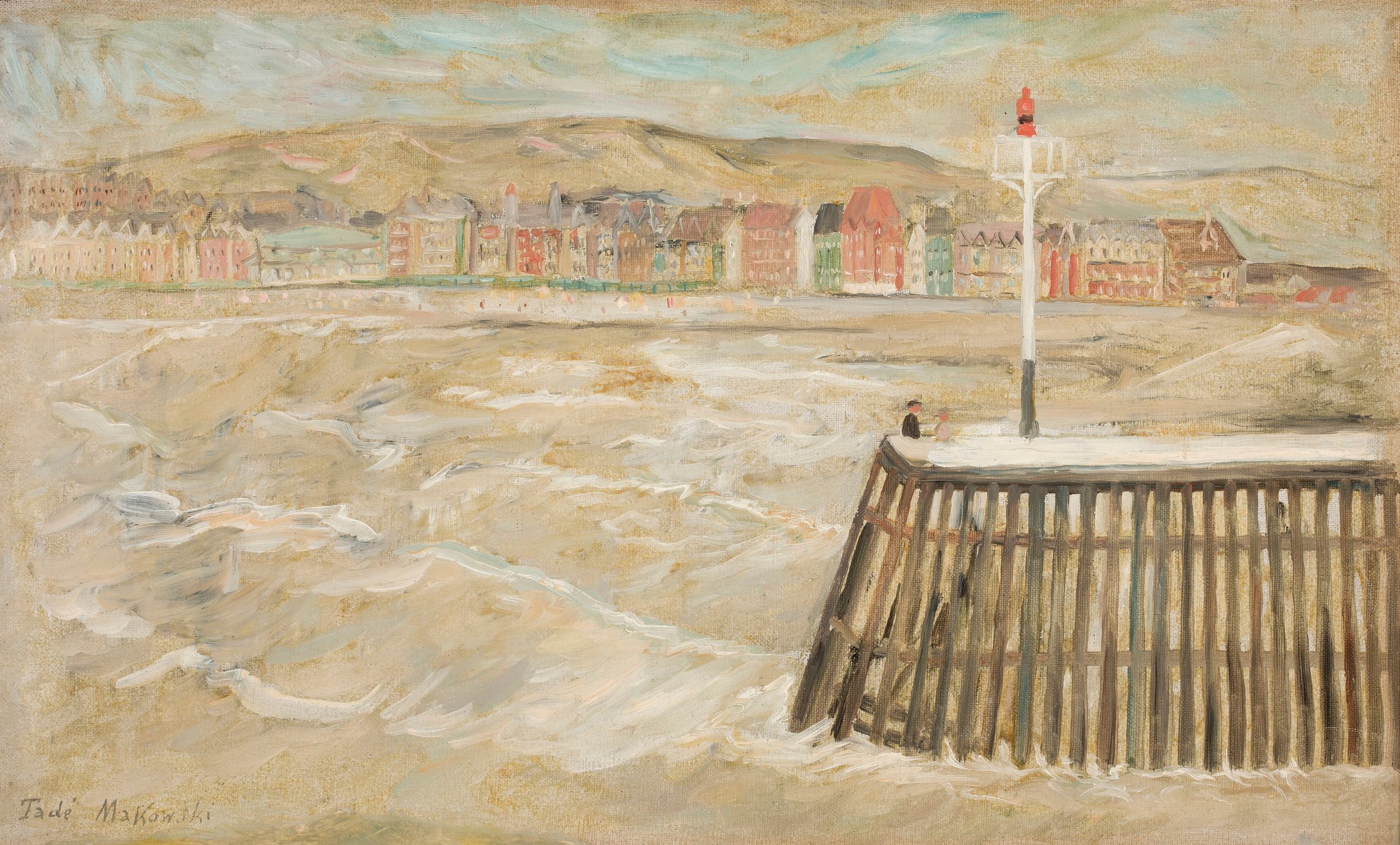 《海景》（View of the sea）｜塔德乌什·马科夫斯基 Tadeusz Makowski｜1927