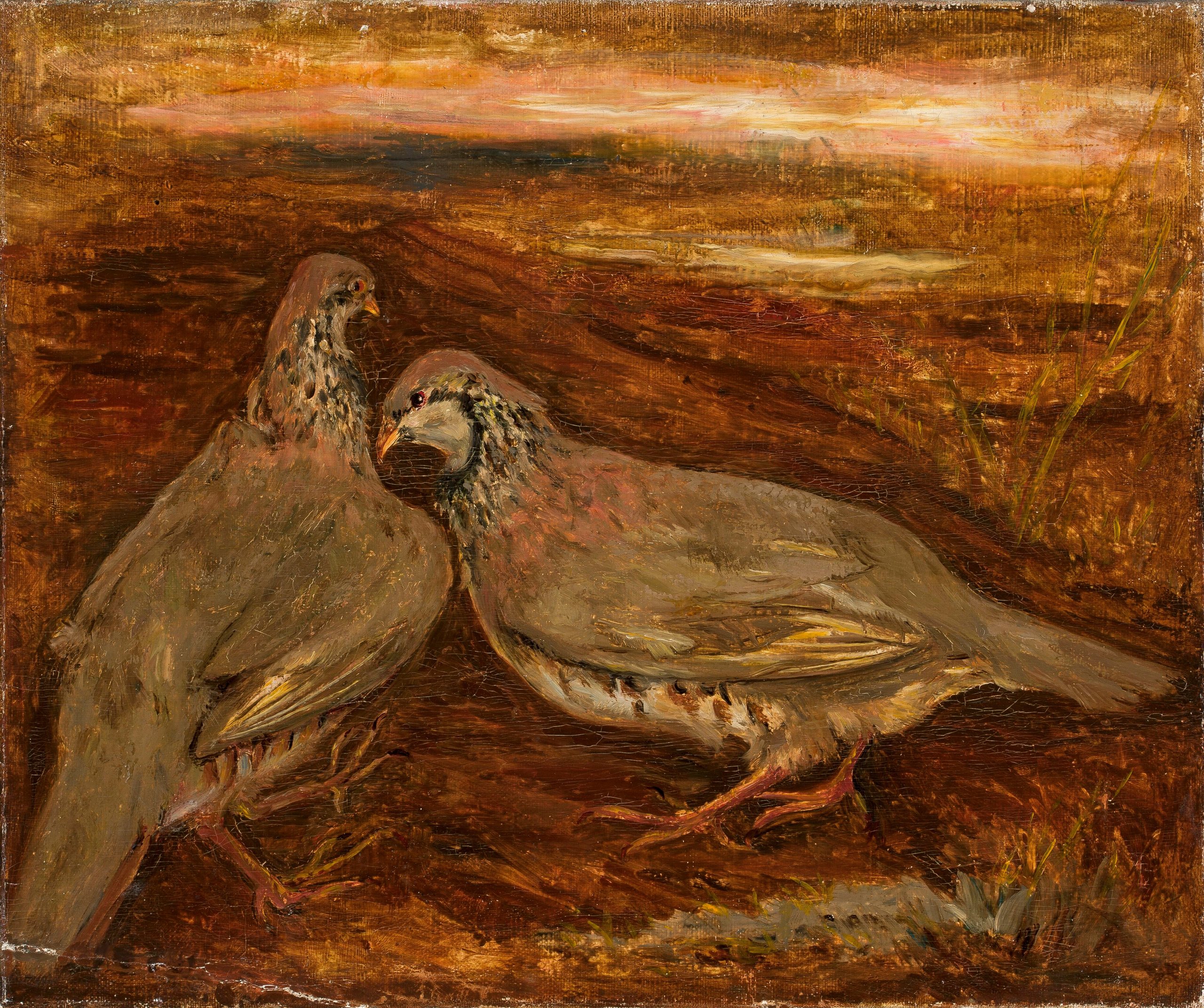 《两只鸟》（Two birds）｜塔德乌什·马科夫斯基 Tadeusz Makowski｜1920