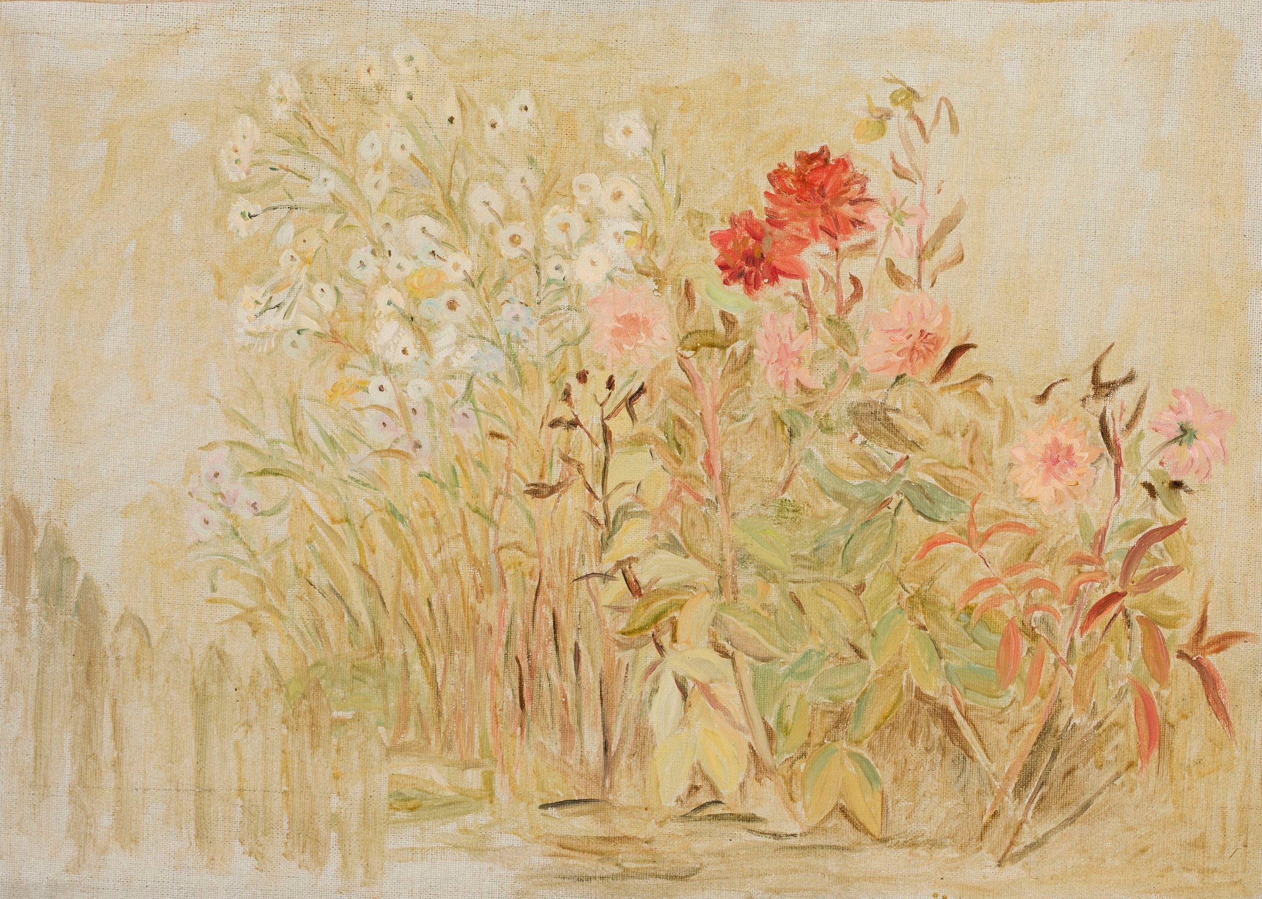 《小花园》（Small garden）｜塔德乌什·马科夫斯基 Tadeusz Makowski｜1922