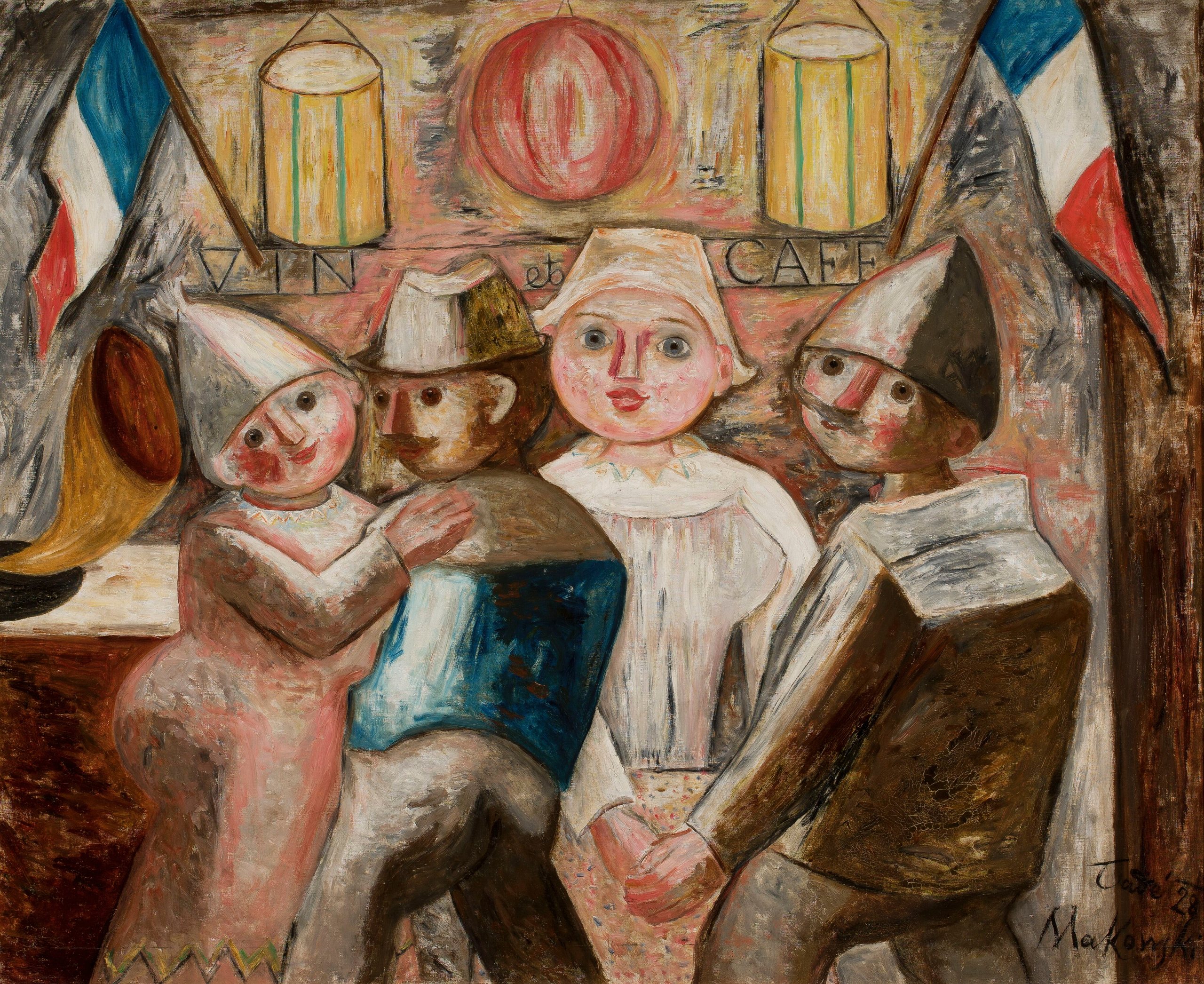 《2月14日，一个村庄》（14th February in a village）｜塔德乌什·马科夫斯基 Tadeusz Makowski｜1928