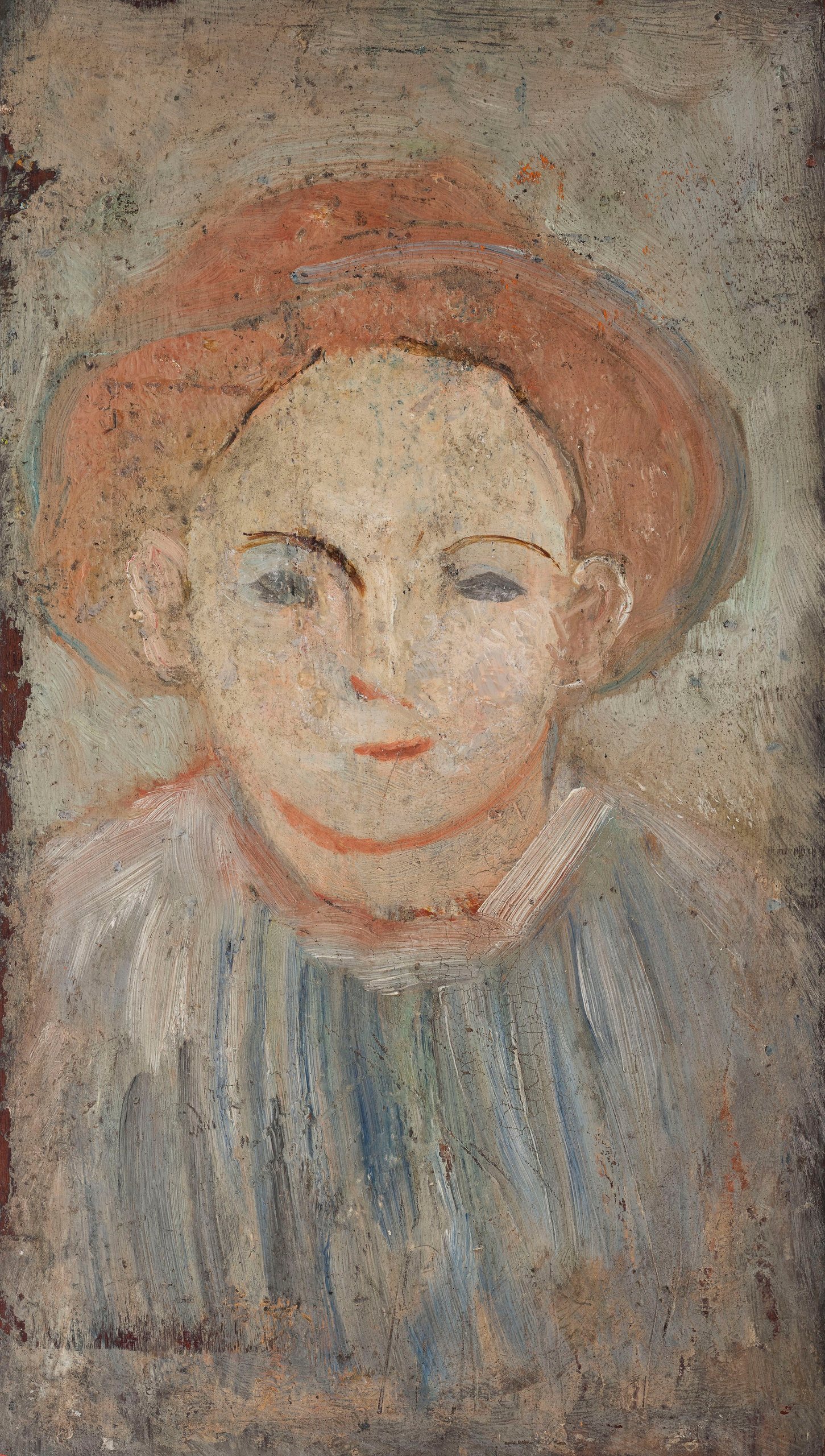 《戴帽子的男孩》（Boy in a Hat）｜塔德乌什·马科夫斯基 Tadeusz Makowski｜1926