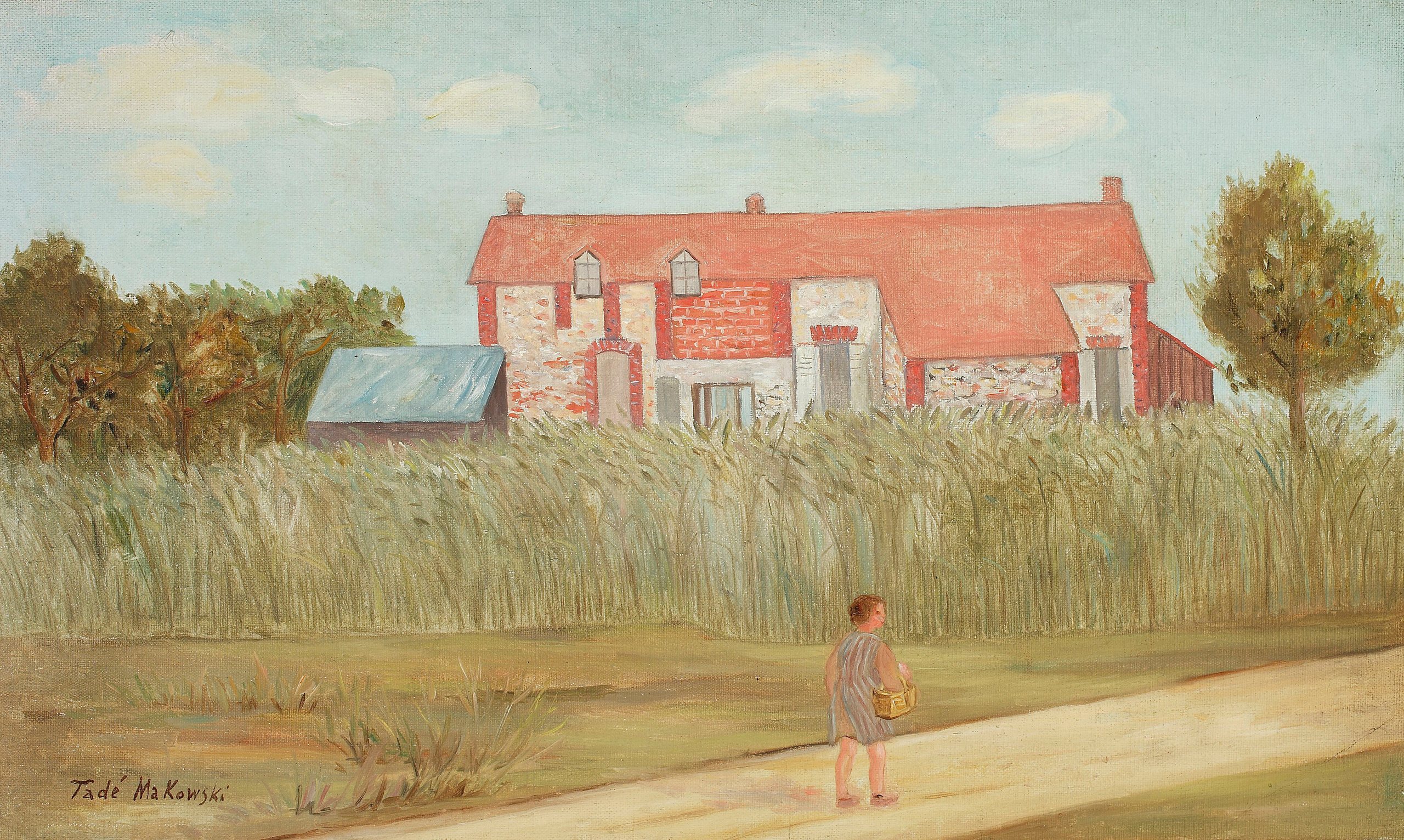 《诺曼底的夏天》（Summer in Normandy）｜塔德乌什·马科夫斯基 Tadeusz Makowski｜1926