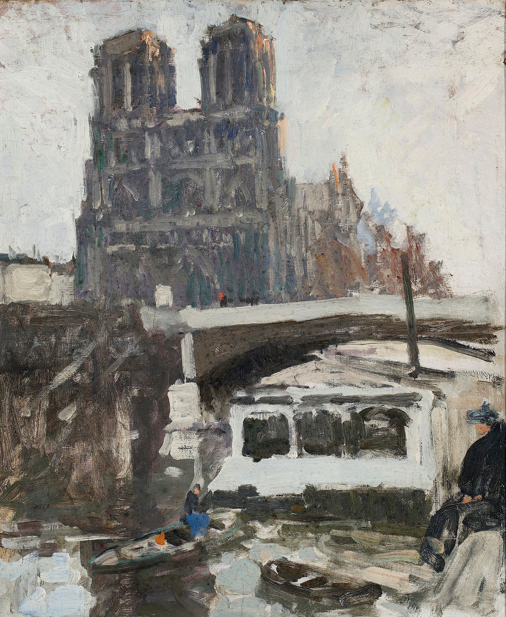 《巴黎圣母院》（Notre Dame）｜塔德乌什·马科夫斯基 Tadeusz Makowski｜1910