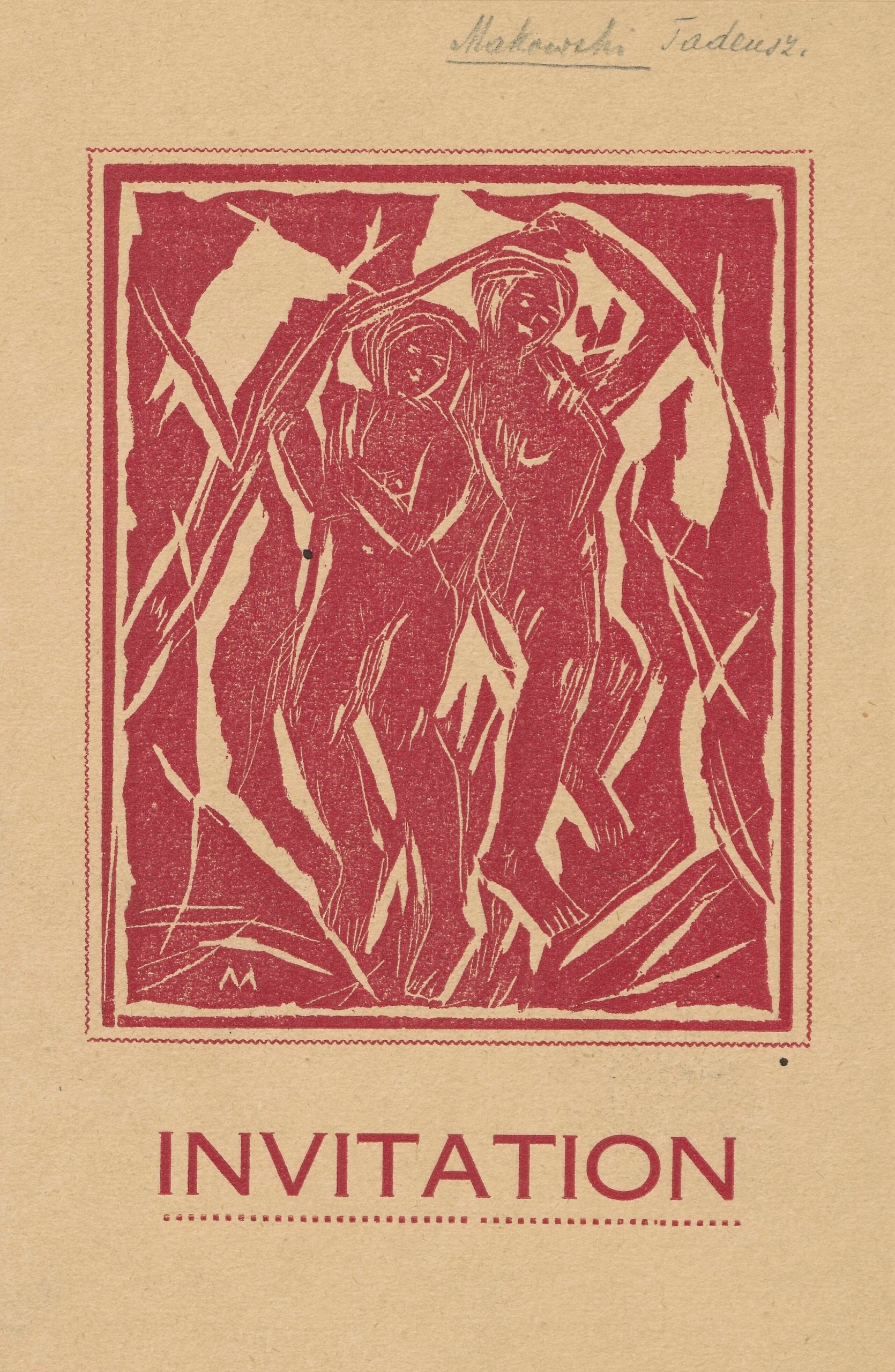 《两个女人》（Two women）｜塔德乌什·马科夫斯基 Tadeusz Makowski｜1914-1924